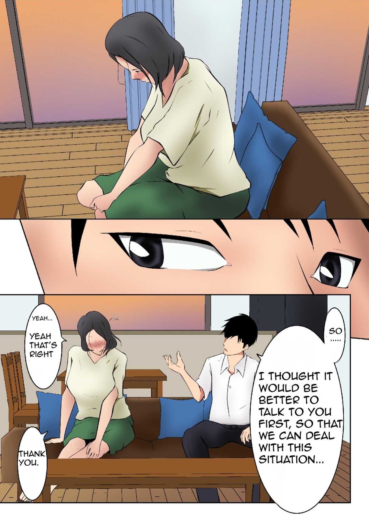 [Pentacle (Shimipan)] Okaa-san ga Boku no Tomodachi ni | My Step Mom and My Best Friend [Silver]
