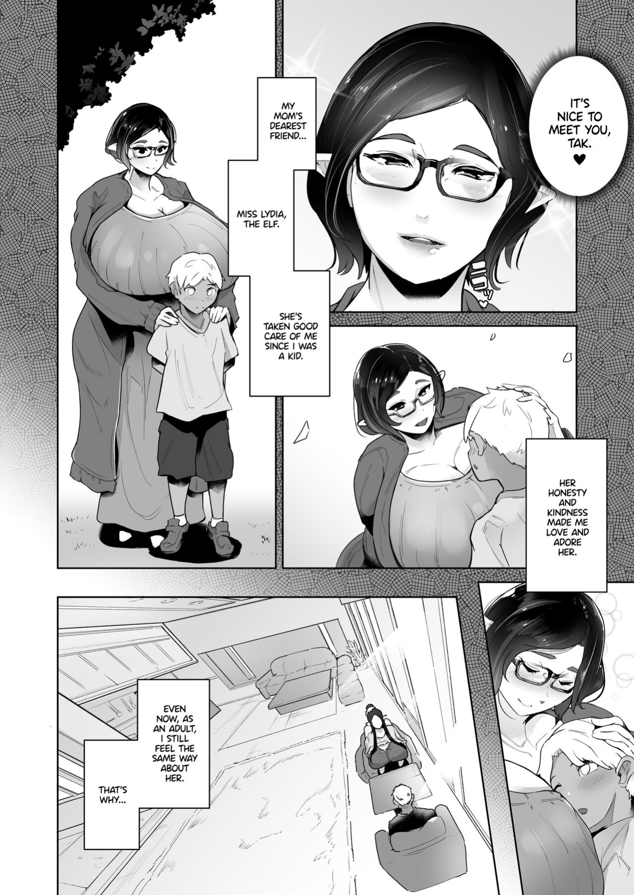 [Noumusai (Miyashiro Yousuke)] The Hot and Pervy Promise I Made to My Plump and Busty Elf Auntie [blunt420xxx]