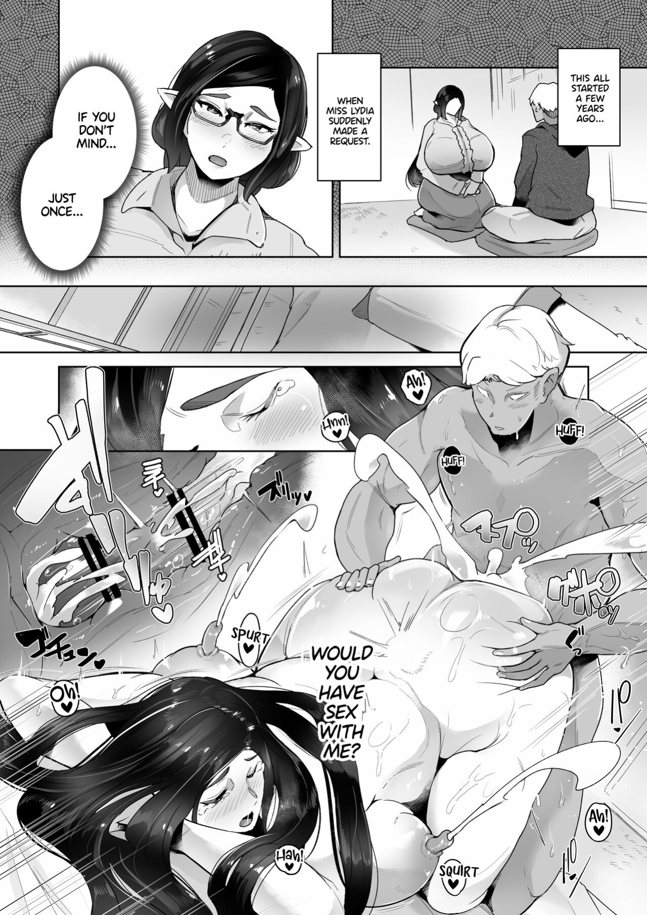 [Noumusai (Miyashiro Yousuke)] The Hot and Pervy Promise I Made to My Plump and Busty Elf Auntie [blunt420xxx]