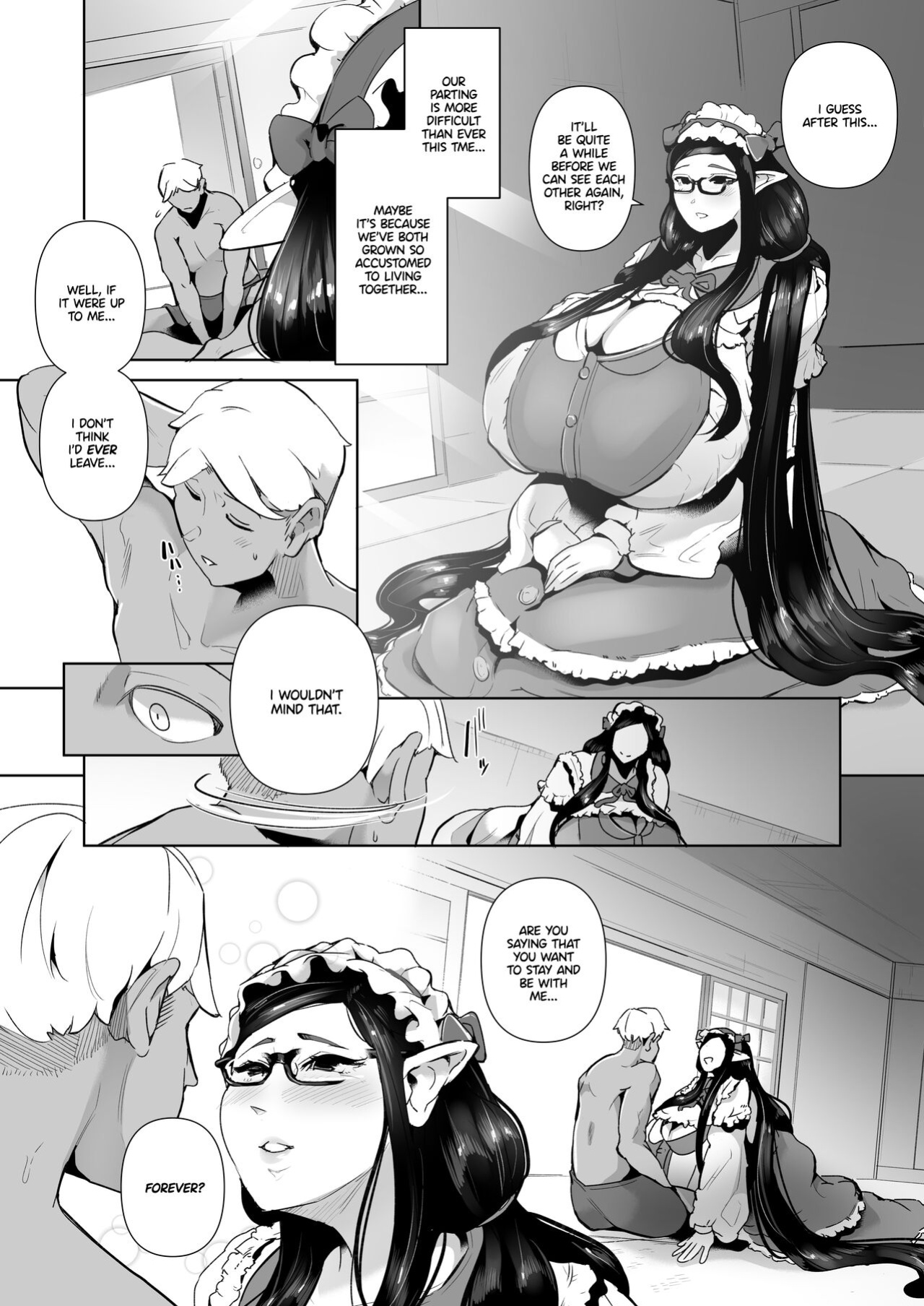 [Noumusai (Miyashiro Yousuke)] The Hot and Pervy Promise I Made to My Plump and Busty Elf Auntie [blunt420xxx]