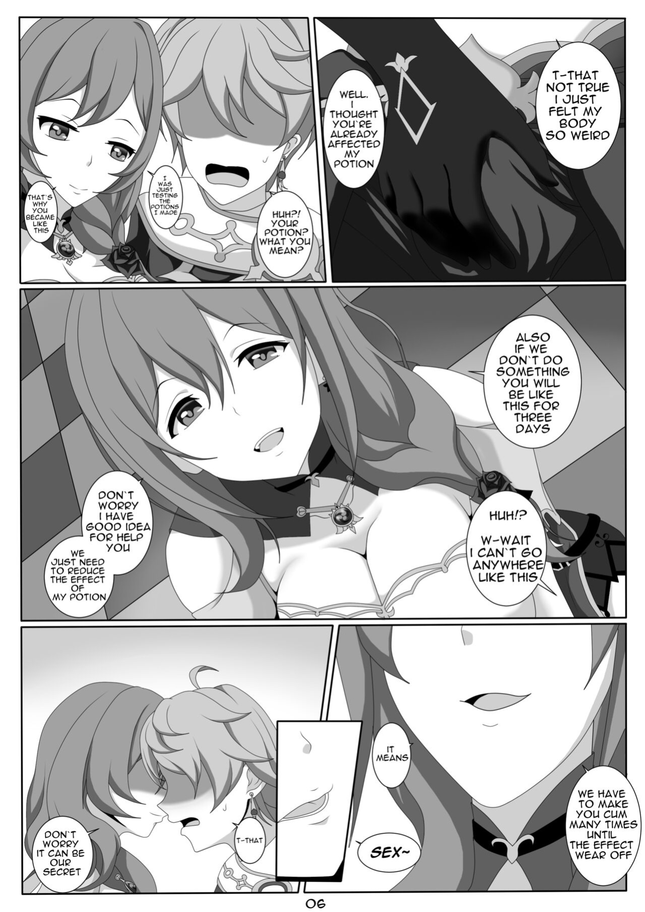[EcchiArt] Quest Impact 2 (Genshin Impact) (uncensored)