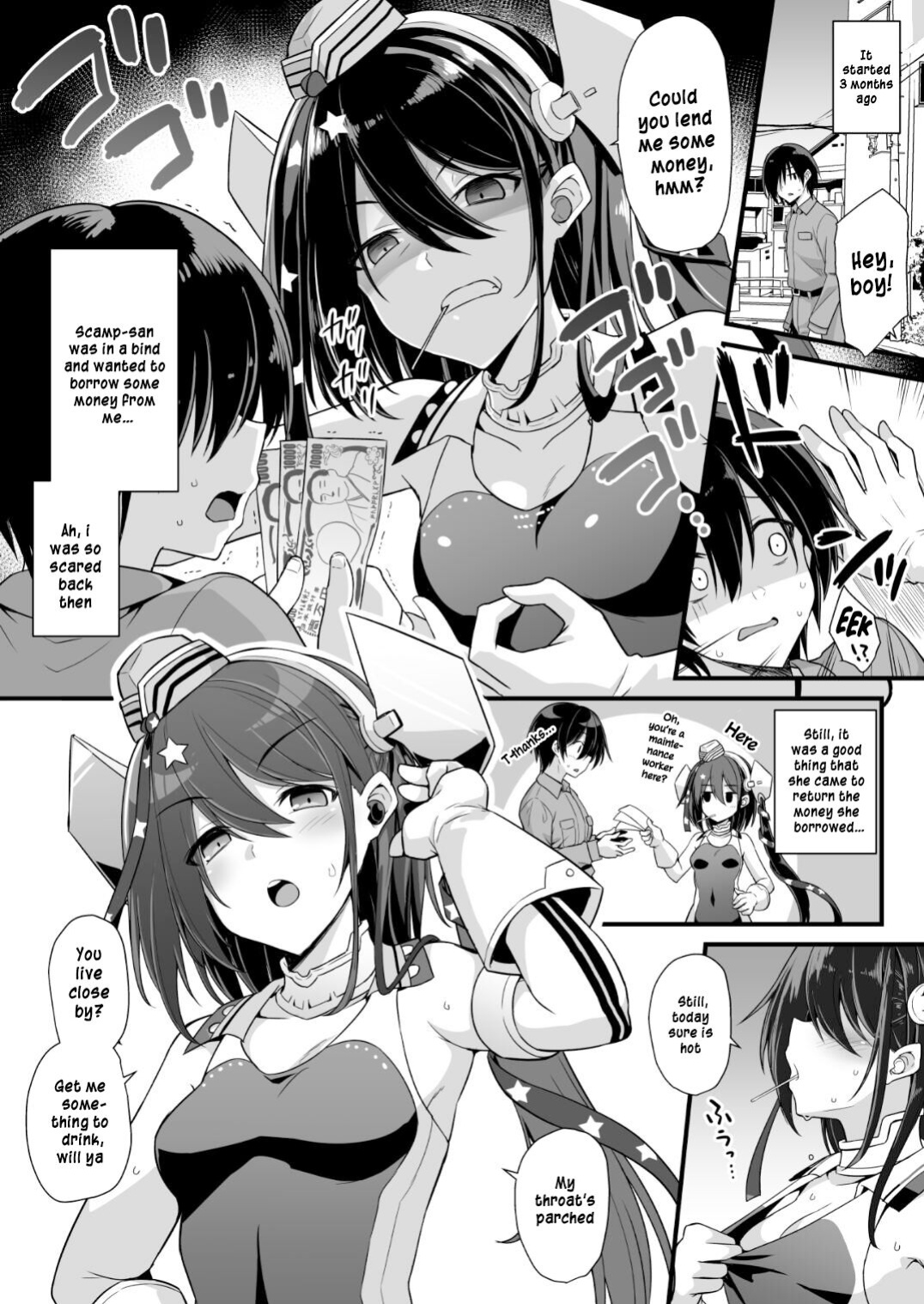 [Akutensoushin (Kokutou Nikke)] Scamp-Chan wa Nikushokukei Joshi!! (Kantai Collection -KanColle-) [Tomoshibi+SquigglesJP]