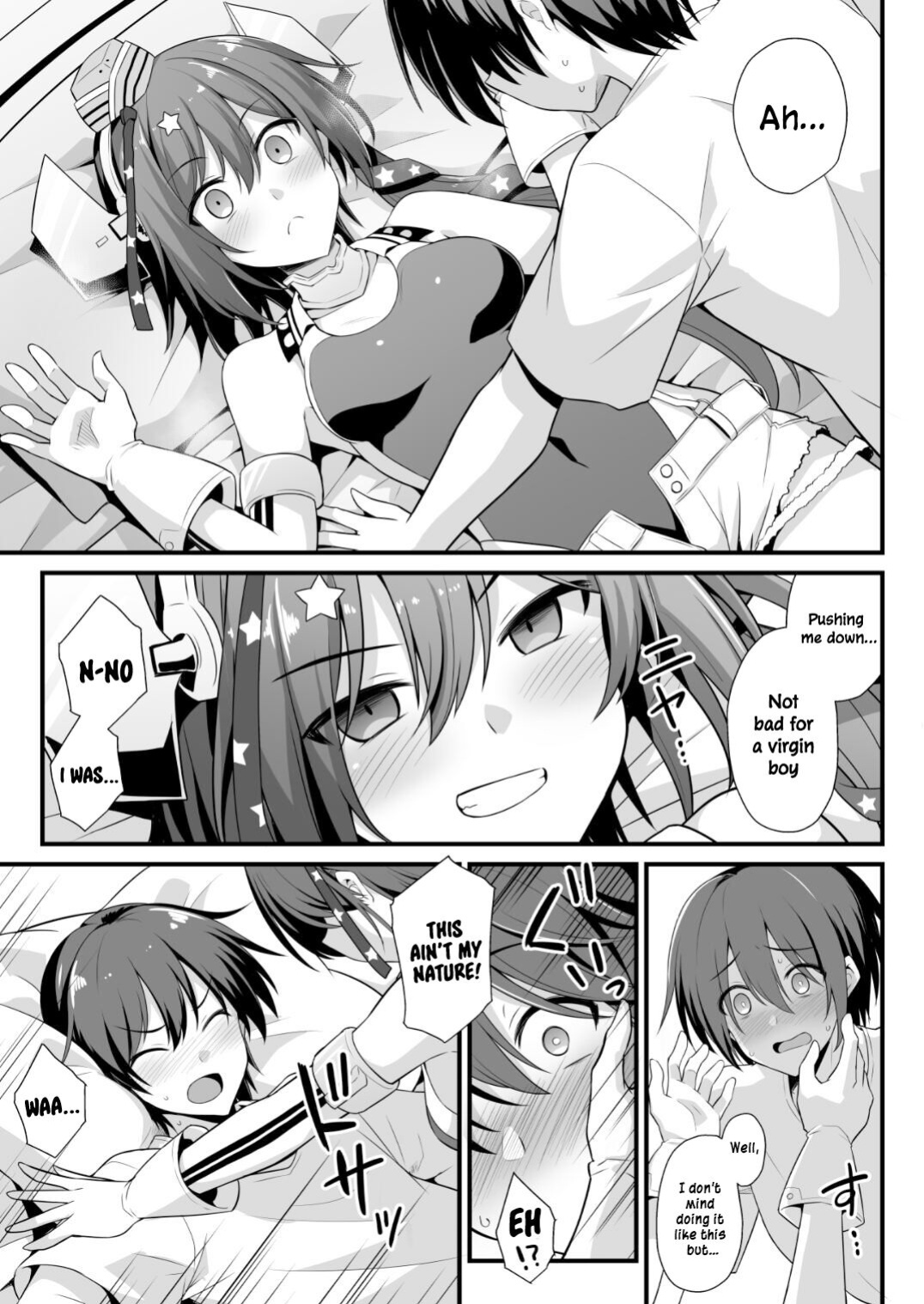 [Akutensoushin (Kokutou Nikke)] Scamp-Chan wa Nikushokukei Joshi!! (Kantai Collection -KanColle-) [Tomoshibi+SquigglesJP]