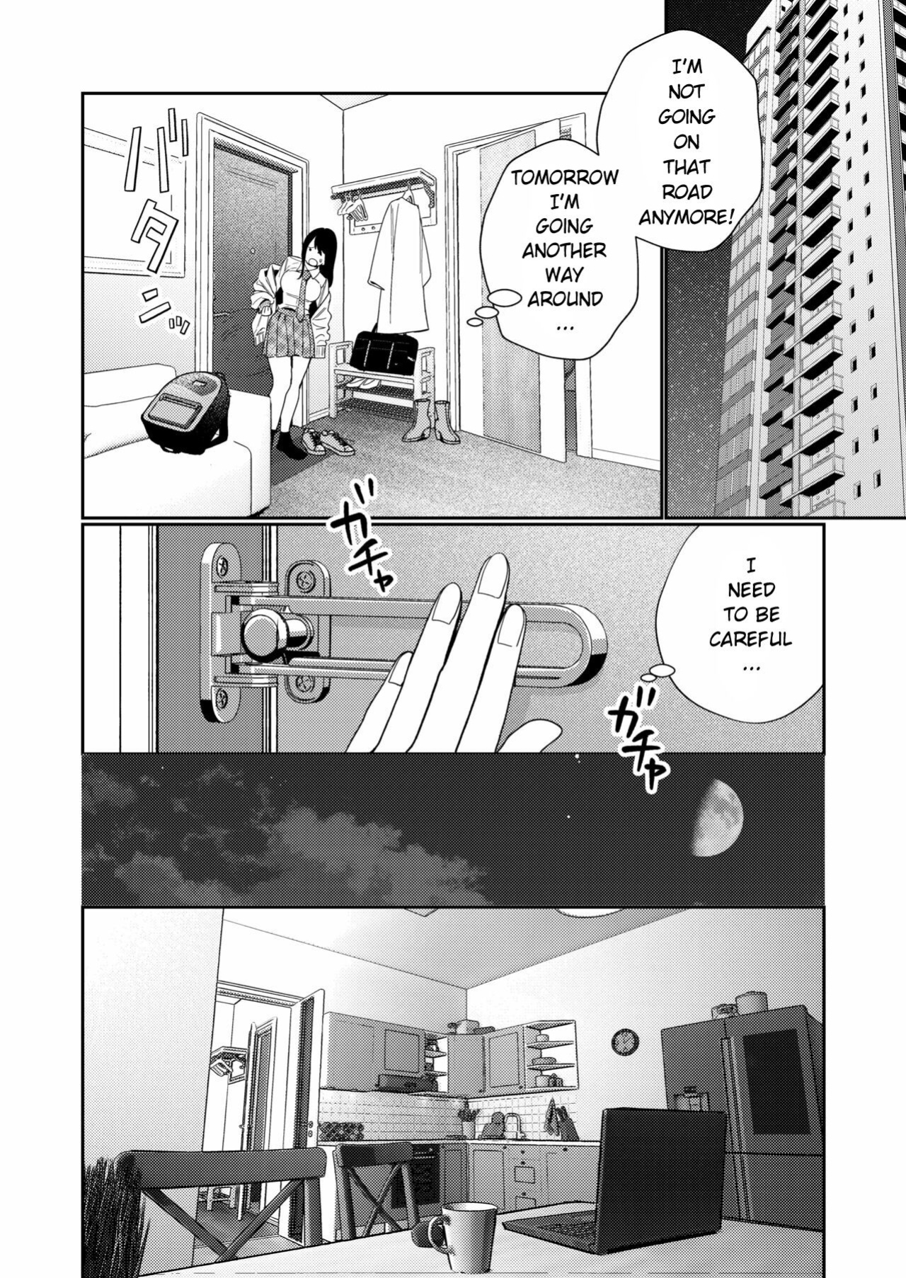 [Yomyaku (Okonogi Happa)] Zetsurin Yurei ga Iku made Tsuitekuru