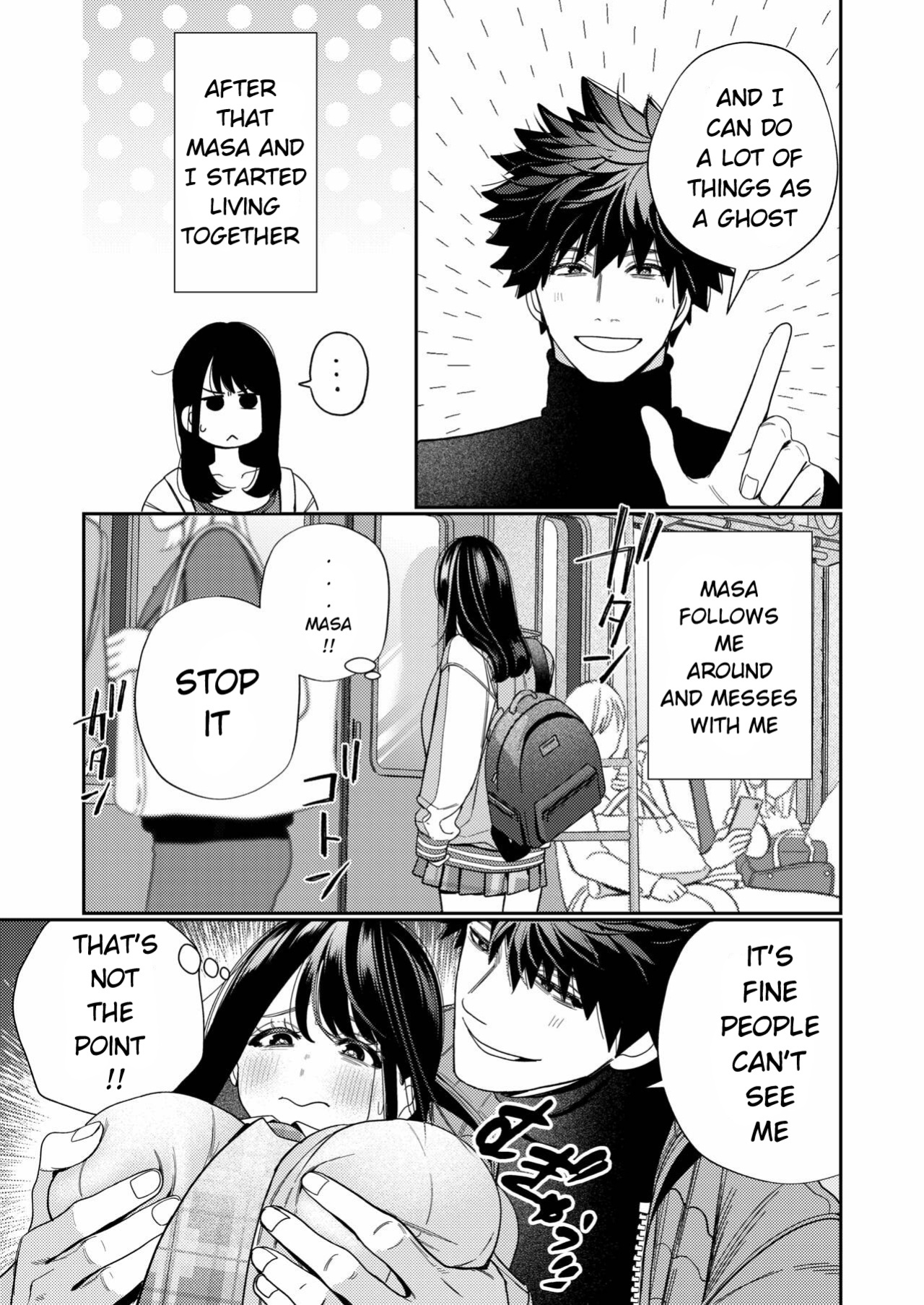 [Yomyaku (Okonogi Happa)] Zetsurin Yurei ga Iku made Tsuitekuru