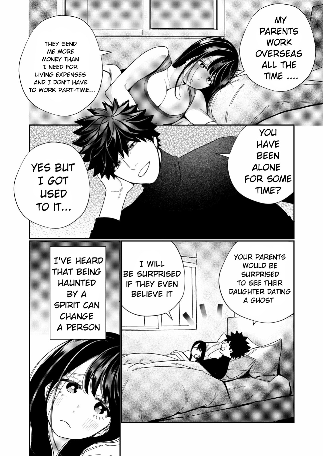 [Yomyaku (Okonogi Happa)] Zetsurin Yurei ga Iku made Tsuitekuru