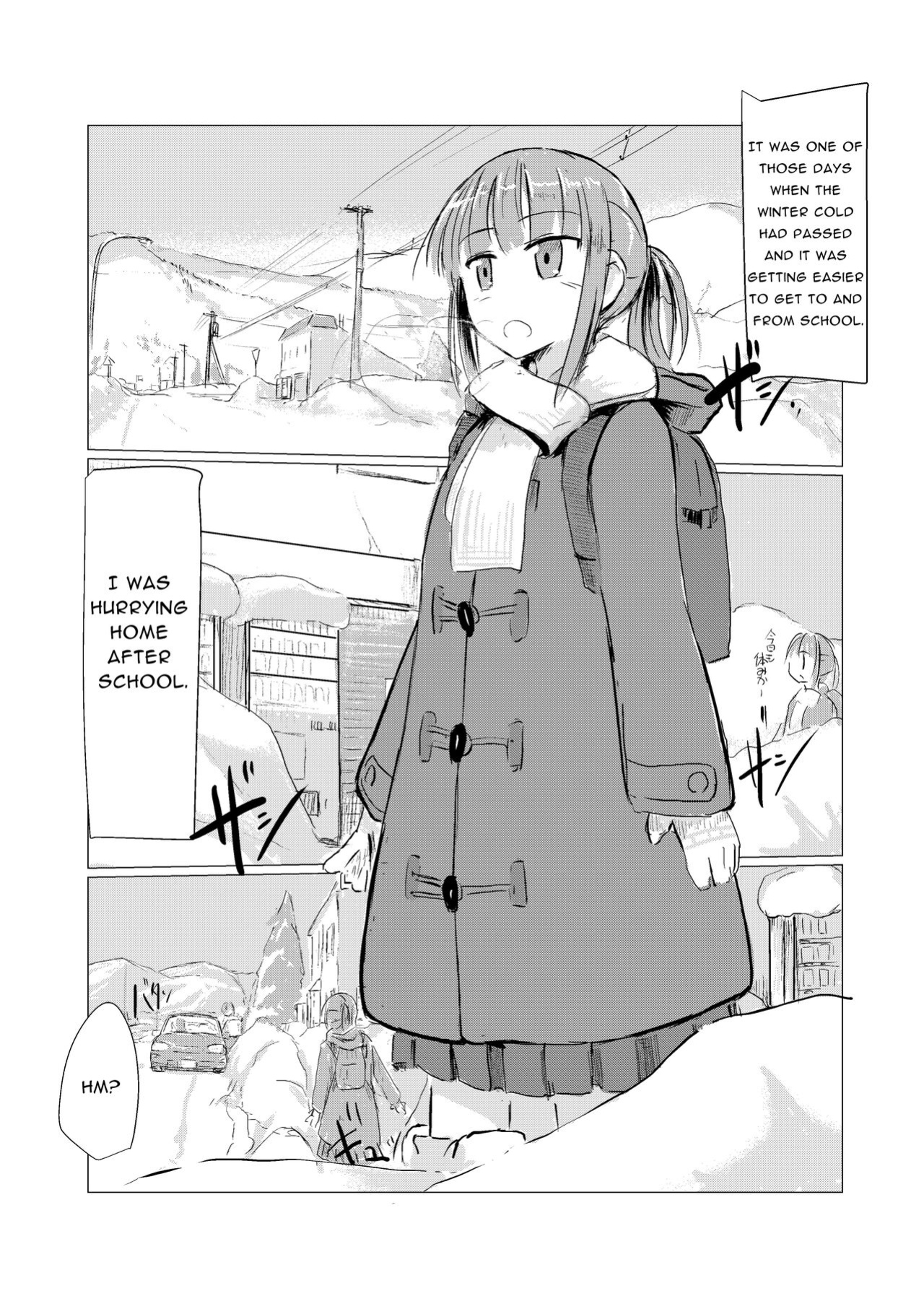 [Rorerore-ya (Roreru)] Fuyu no Shoujo to Orusuban | Winter Girl & Housesitting [Noromajiro]