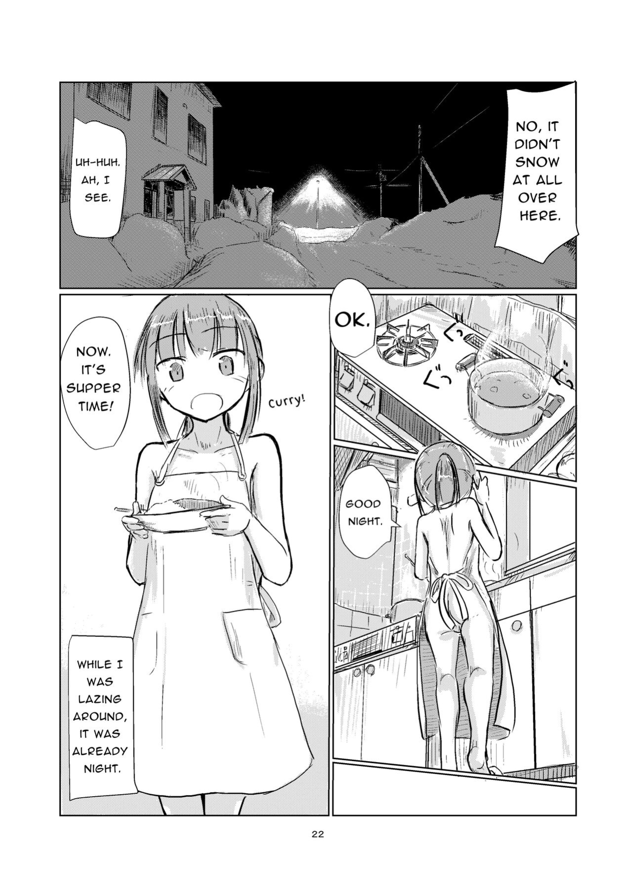 [Rorerore-ya (Roreru)] Fuyu no Shoujo to Orusuban | Winter Girl & Housesitting [Noromajiro]