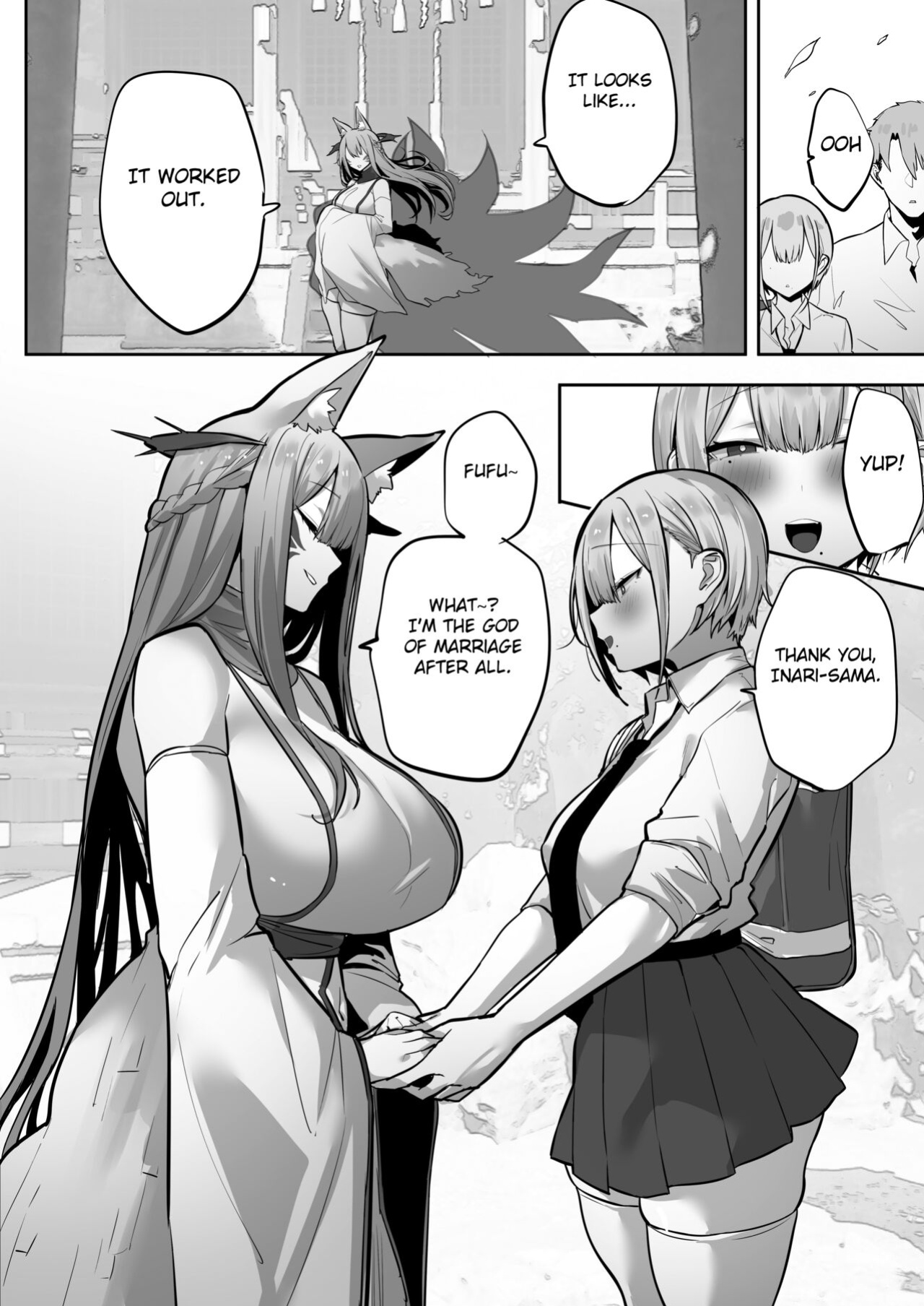 [Ofuton de Suyaa (Mitsudoue)] Inari-sama no Iu Toori [Fated Circle]