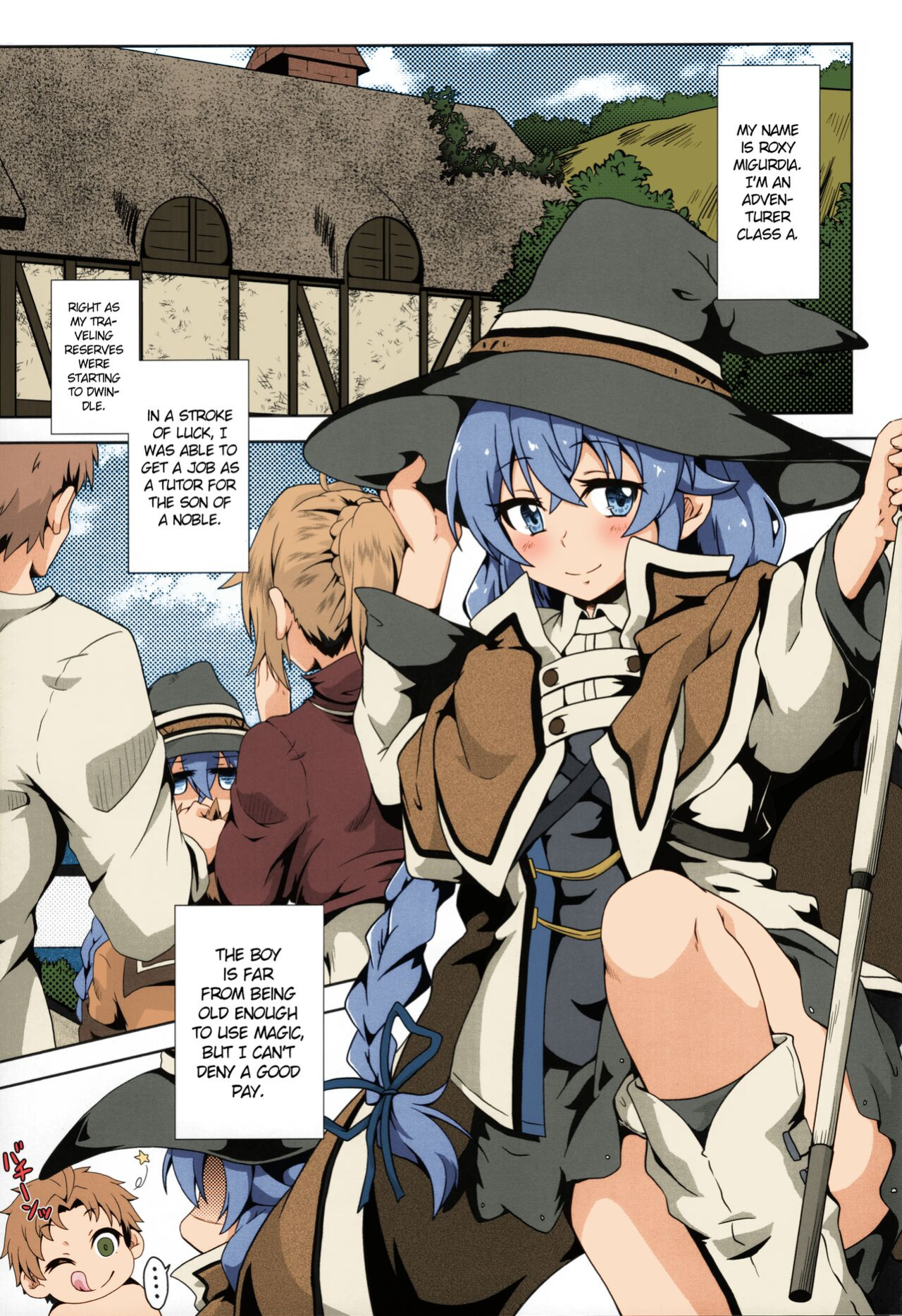 [Kamepotel (Izuki Jirou)] Gouhou Loli Kyoushi wa Hatsujouchuu!? (Mushoku Tensei ~Isekai Ittara Honki Dasu~) [Shiromaru] [Colorized] [Satansoft]