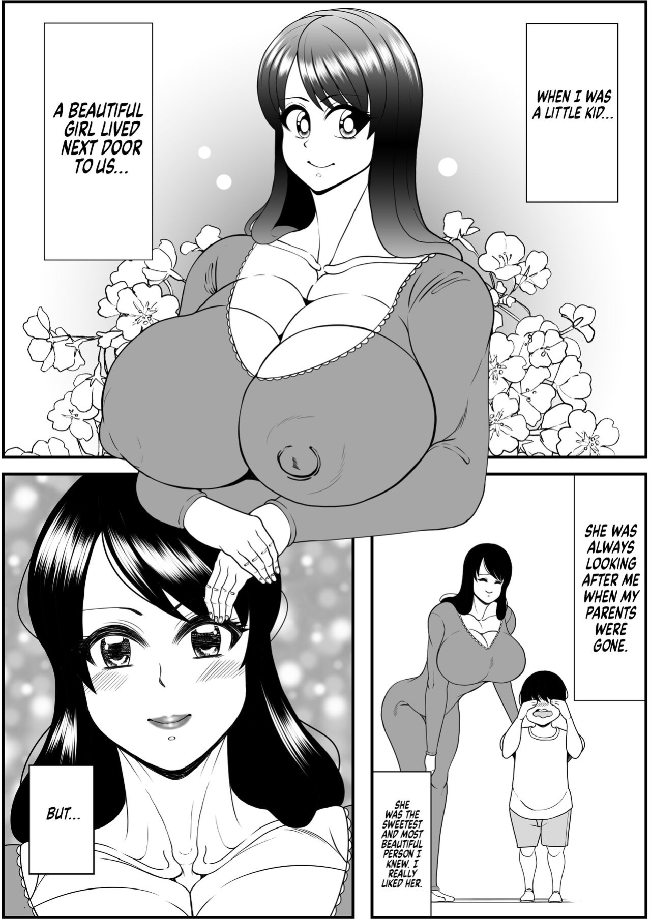 [Nekorondoru (Tokei)] My old babysitter, who I haven’t seen in ten years, has gained weight and became monstrous | Zutto Akogarete Ita Otonari no Onee-san ni 10-nenburi ni Atte Mitara Kusodebu Monster to Kashite