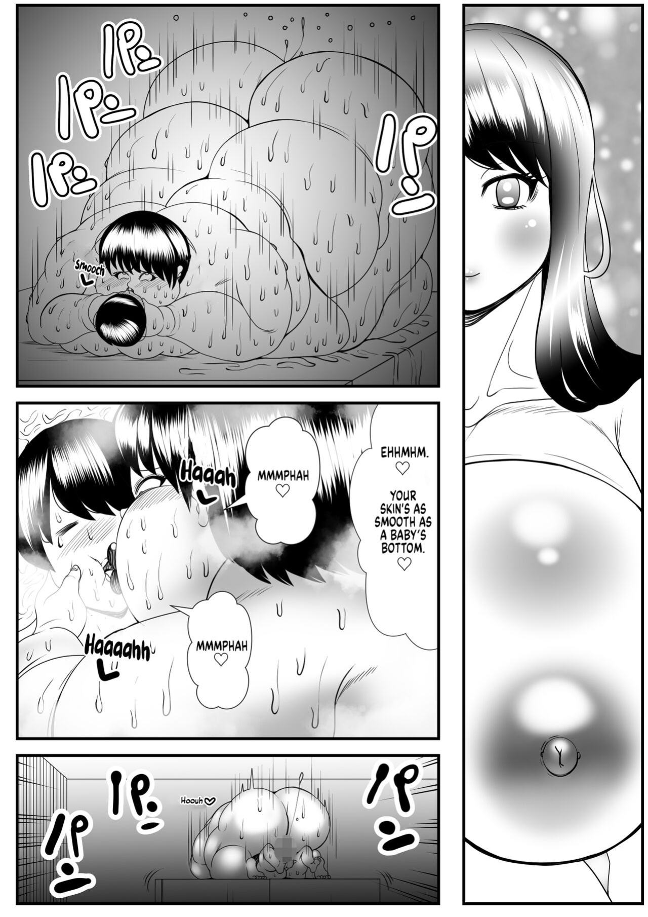 [Nekorondoru (Tokei)] My old babysitter, who I haven’t seen in ten years, has gained weight and became monstrous | Zutto Akogarete Ita Otonari no Onee-san ni 10-nenburi ni Atte Mitara Kusodebu Monster to Kashite
