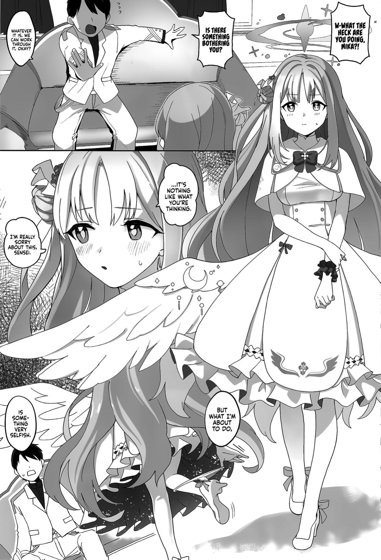 (C101) [Sleepwatch.ex (Aibu Yue)] Bukiyou na Ohime-sama wa Ouji-sama ni Aisaretai | The Bumbling Princess Longs For Her Prince's Love (Blue Archive) [Sloppy Seconds]