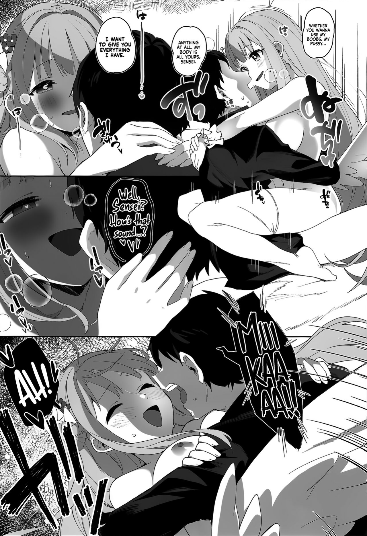 (C101) [Sleepwatch.ex (Aibu Yue)] Bukiyou na Ohime-sama wa Ouji-sama ni Aisaretai | The Bumbling Princess Longs For Her Prince's Love (Blue Archive) [Sloppy Seconds]