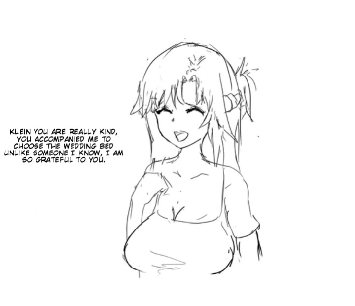 [质yitiaomiao] Asuna and Klein buying new bed.