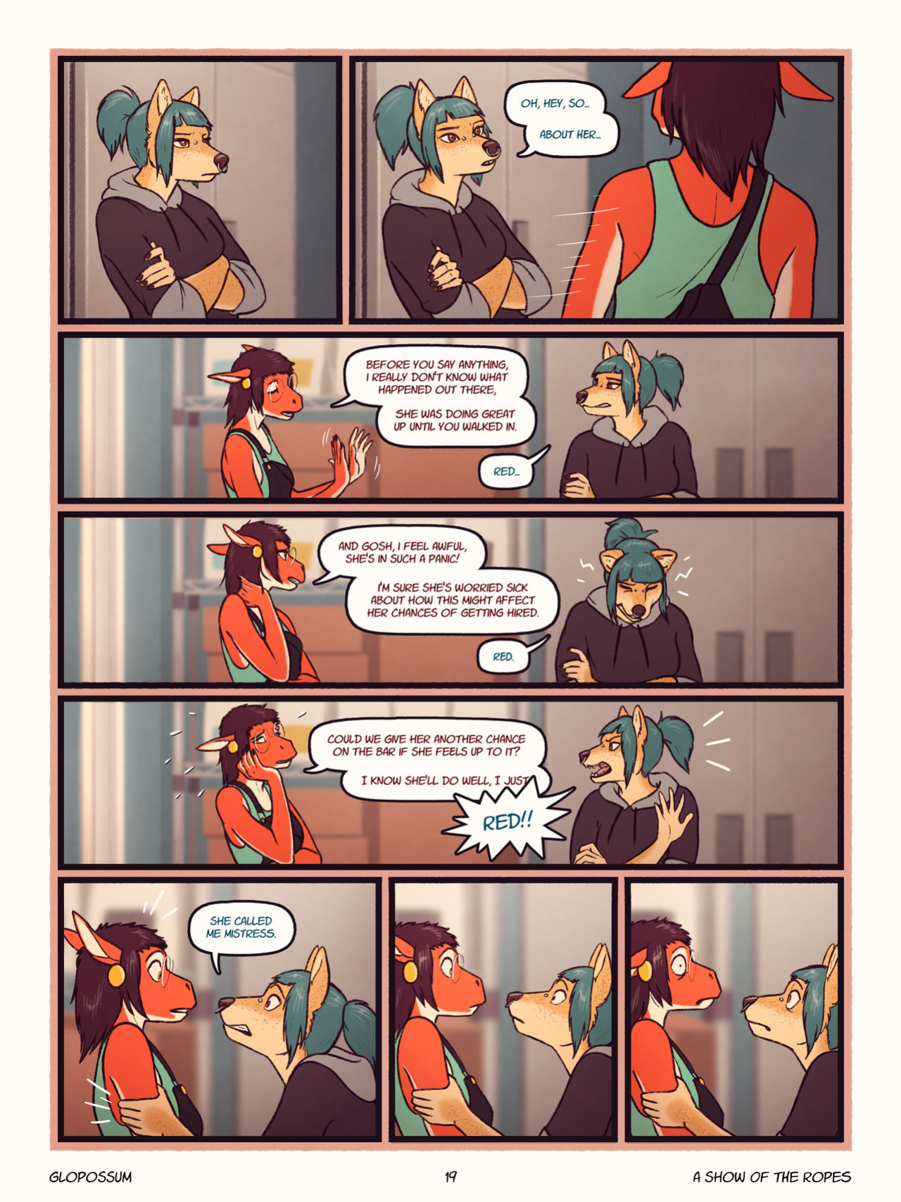 [Glopossum] A Show Of The Ropes (Complete)