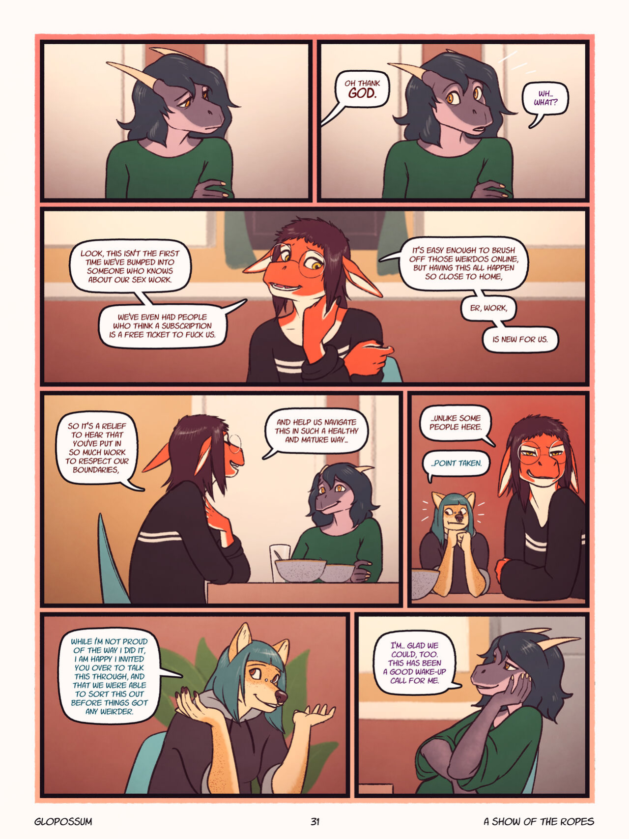 [Glopossum] A Show Of The Ropes (Complete)