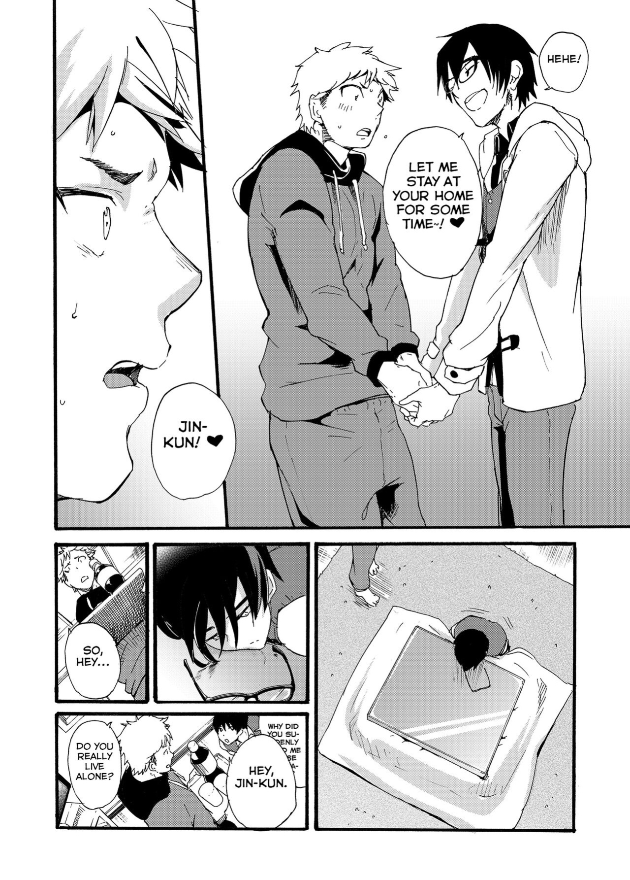 [Eichi Jijou (Takamiya)] Iede Shounen -Kane Nashi, Ie Nashi, Yadodai wa Touzen...- [Yuuta's Blog]