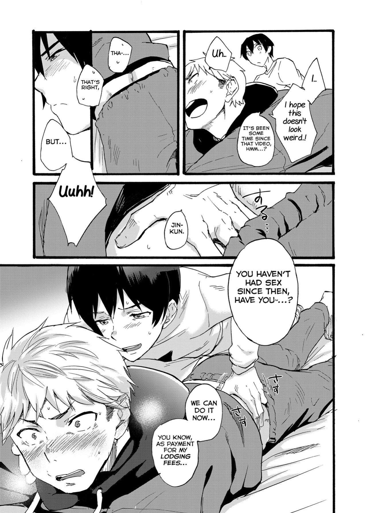 [Eichi Jijou (Takamiya)] Iede Shounen -Kane Nashi, Ie Nashi, Yadodai wa Touzen...- [Yuuta's Blog]
