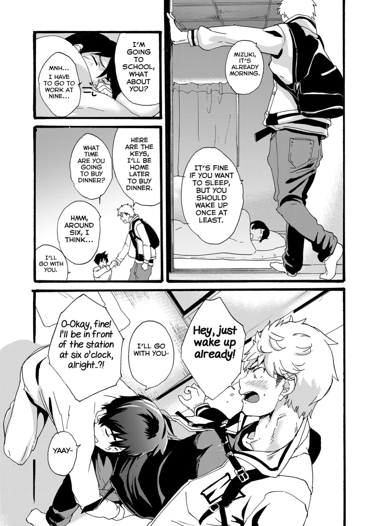 [Eichi Jijou (Takamiya)] Iede Shounen -Kane Nashi, Ie Nashi, Yadodai wa Touzen...- [Yuuta's Blog]