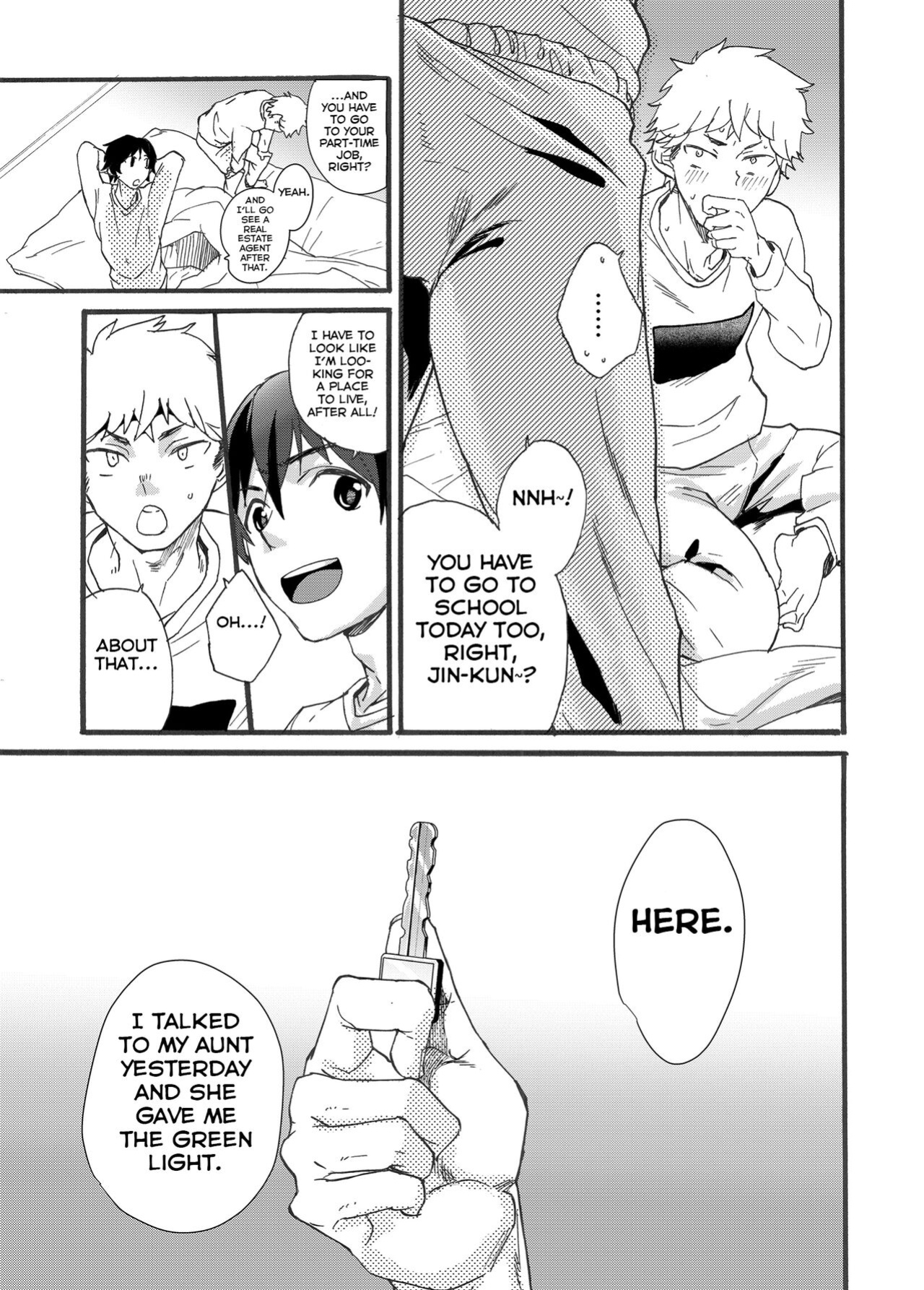 [Eichi Jijou (Takamiya)] Iede Shounen -Kane Nashi, Ie Nashi, Yadodai wa Touzen...- [Yuuta's Blog]