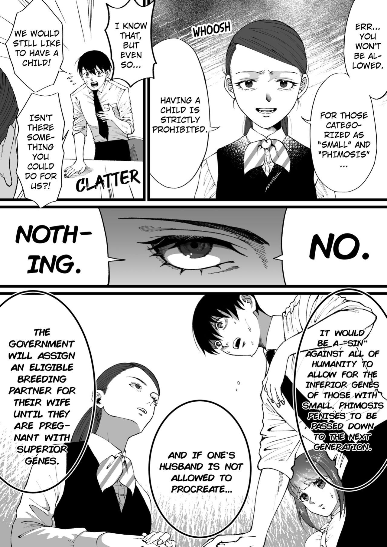 [Mr. Hokke (Mugicha World)] Tanshou Houkei wa Okotowari na Sekai | A World Where Small, Phimosis Cocks Are Hated