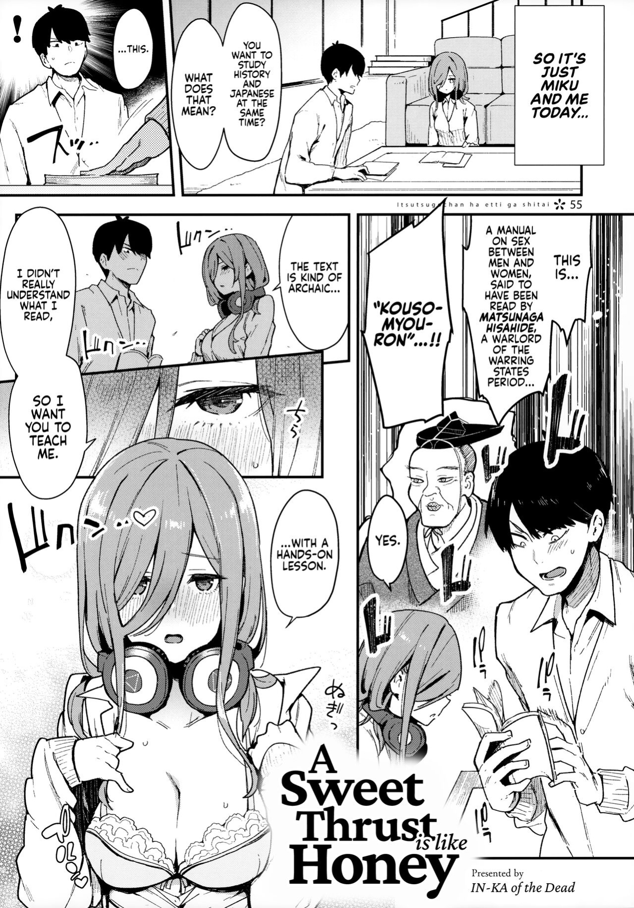 [Footprints (Various)] Itsutsugo-chan wa Ecchi ga Shitai | The Quintuplets Wanna Have Sex (Gotoubun no Hanayome) [head empty]