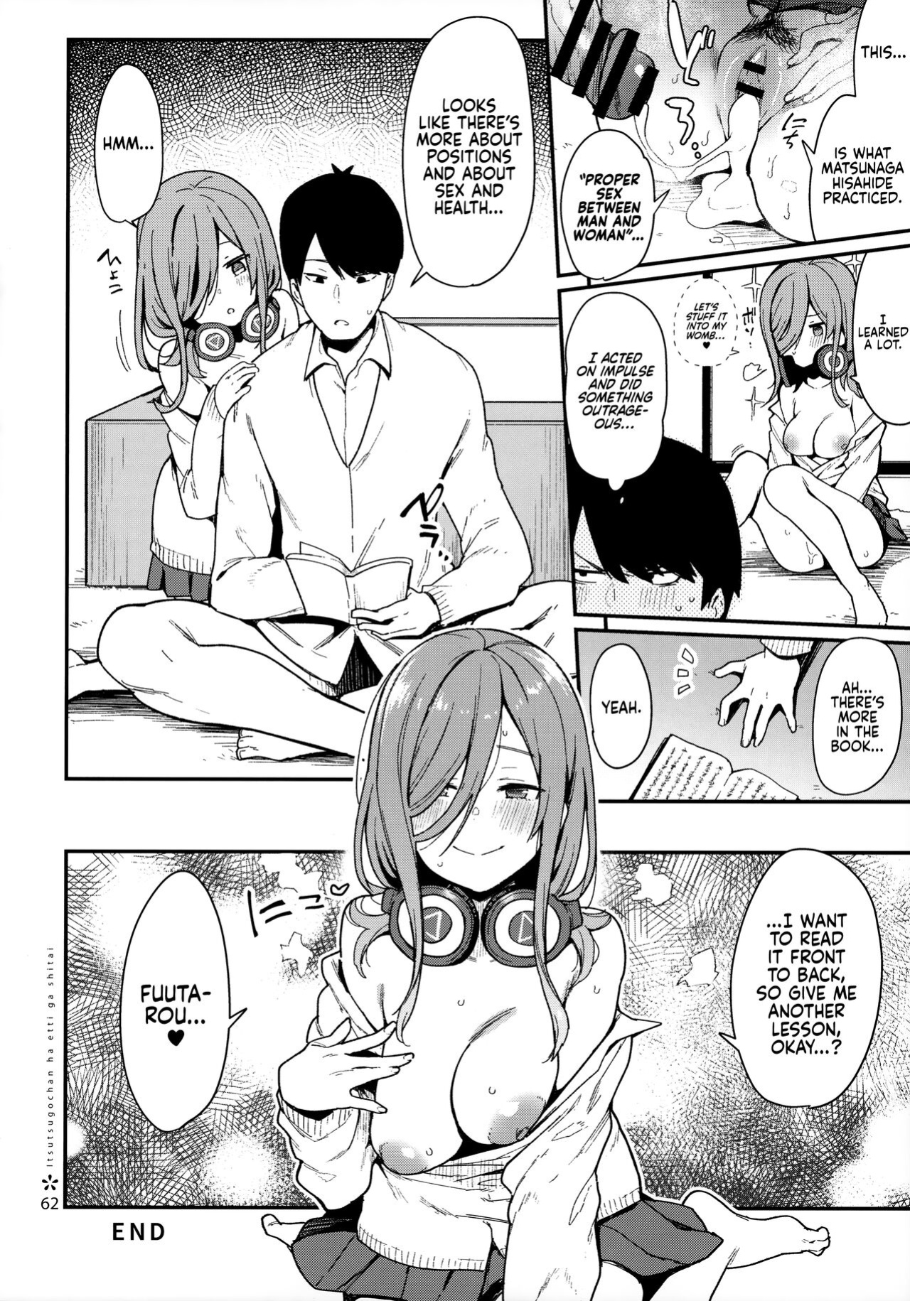 [Footprints (Various)] Itsutsugo-chan wa Ecchi ga Shitai | The Quintuplets Wanna Have Sex (Gotoubun no Hanayome) [head empty]