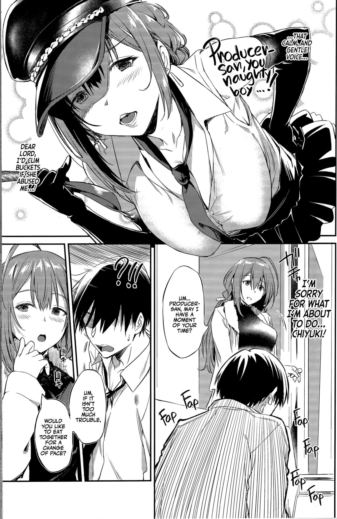 (2021-03 Akihabara Chou Doujinsai) [AERODOG (inu)] Chiyuki-san no Yasashii Shasei Kanri | Chiyuki-san's Lovely Sperm Management (THE iDOLM@STER: Shiny Colors) [Team Rabu2]