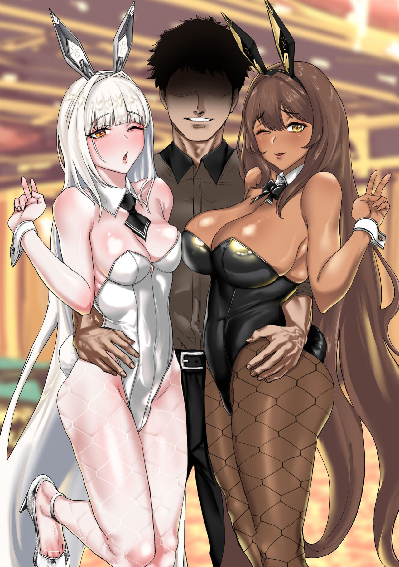 [SaltmuS (mus)] Twin Bunny's Extra Fortune Charge (Goddess of Victory: Nikke) [Glivakea]