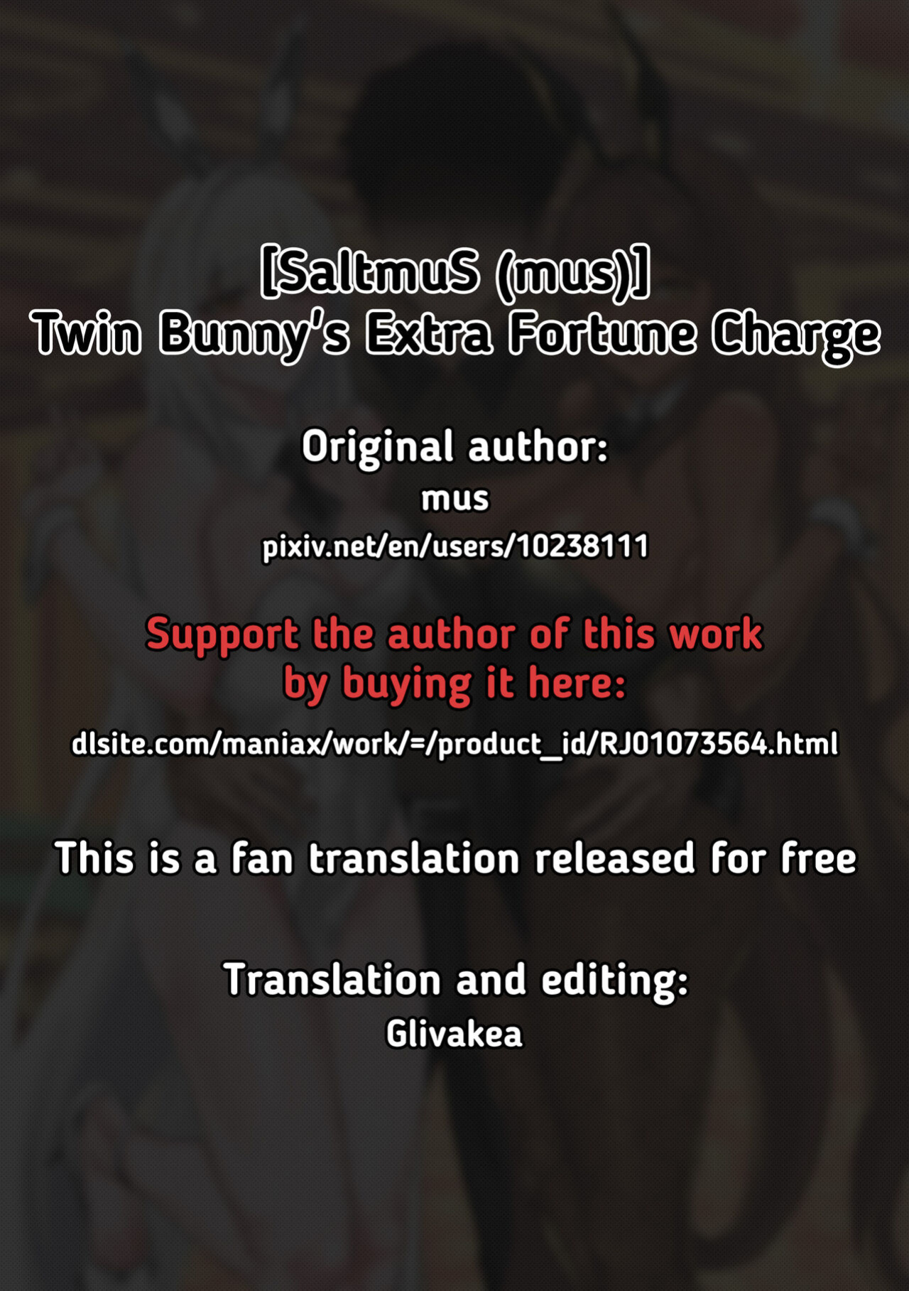 [SaltmuS (mus)] Twin Bunny's Extra Fortune Charge (Goddess of Victory: Nikke) [Glivakea]
