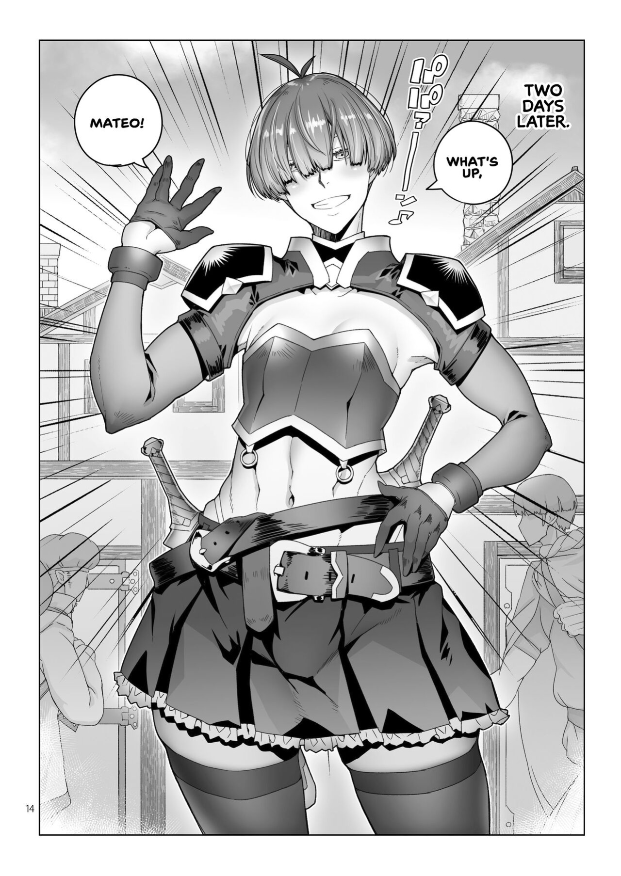 [Asaki Blog Branch Office (Asaki Takayuki)] Rowan Nyokenshi wa Kakusenai | Rowan, the Swordswoman in Plain Sight [cutegyaruTL]