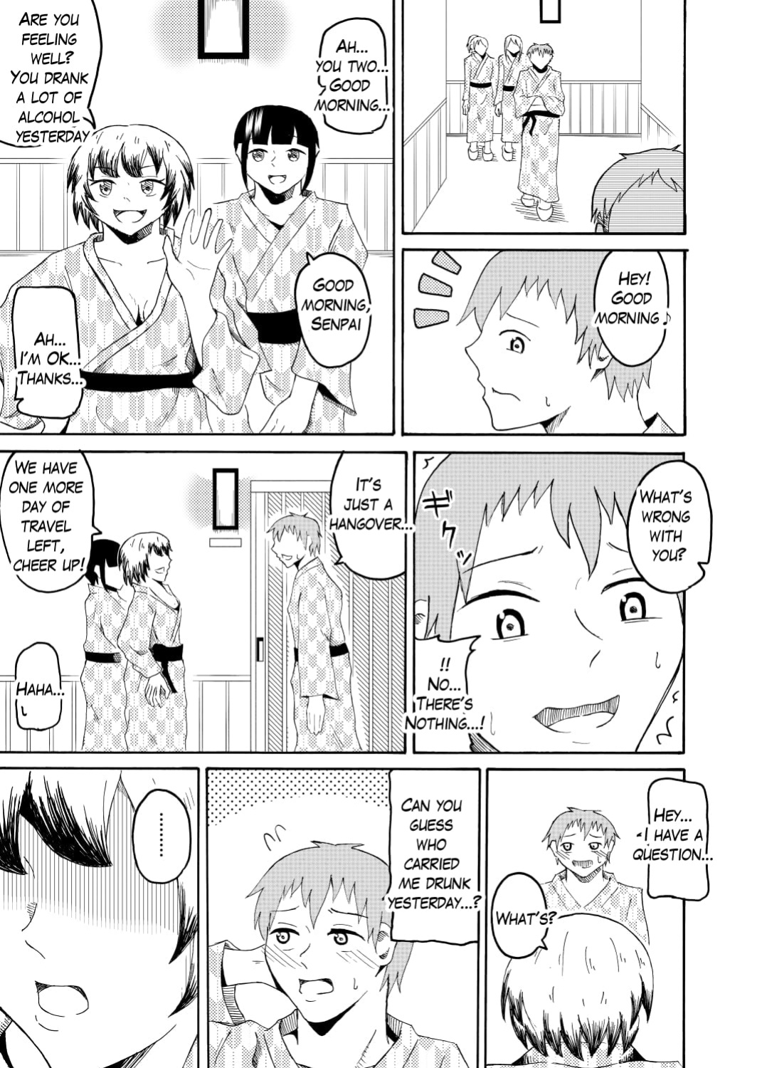 [NippatsuKokuhou (Kaneko Ken)] I got drunk on a company trip and got pranked