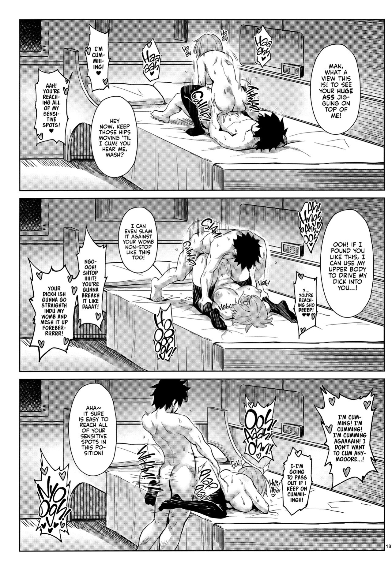 (C95) [COMEX (Zhen Lu)] Mash no Himitsu Tokkun | Mash's Secret Training Regimen (Fate Grand Order) [Kyuume + AJubbz]