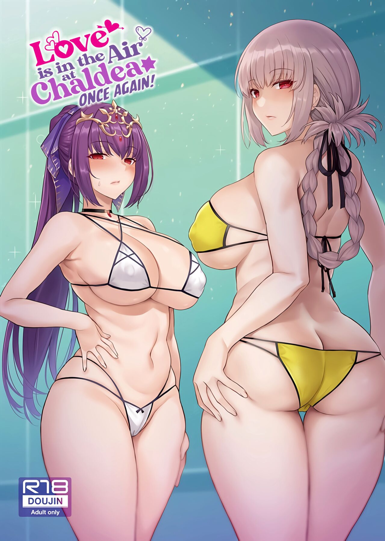 (C101) [COMEX (Zhen Lu)] Kyou no Chaldea mo Ecchi na Funiki ga Afureru | Love is in the Air at Chaldea Once Again! (Fate/Grand Order) [Kyuume + AJubbz]