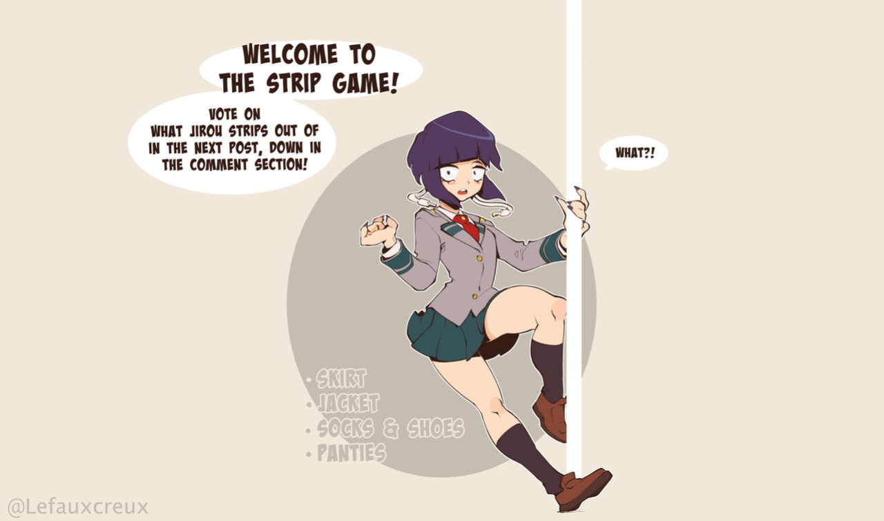 [Creux] Kyoka Jiro Strip Game (My Hero Academia)
