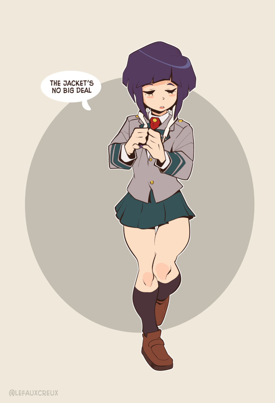 [Creux] Kyoka Jiro Strip Game (My Hero Academia)