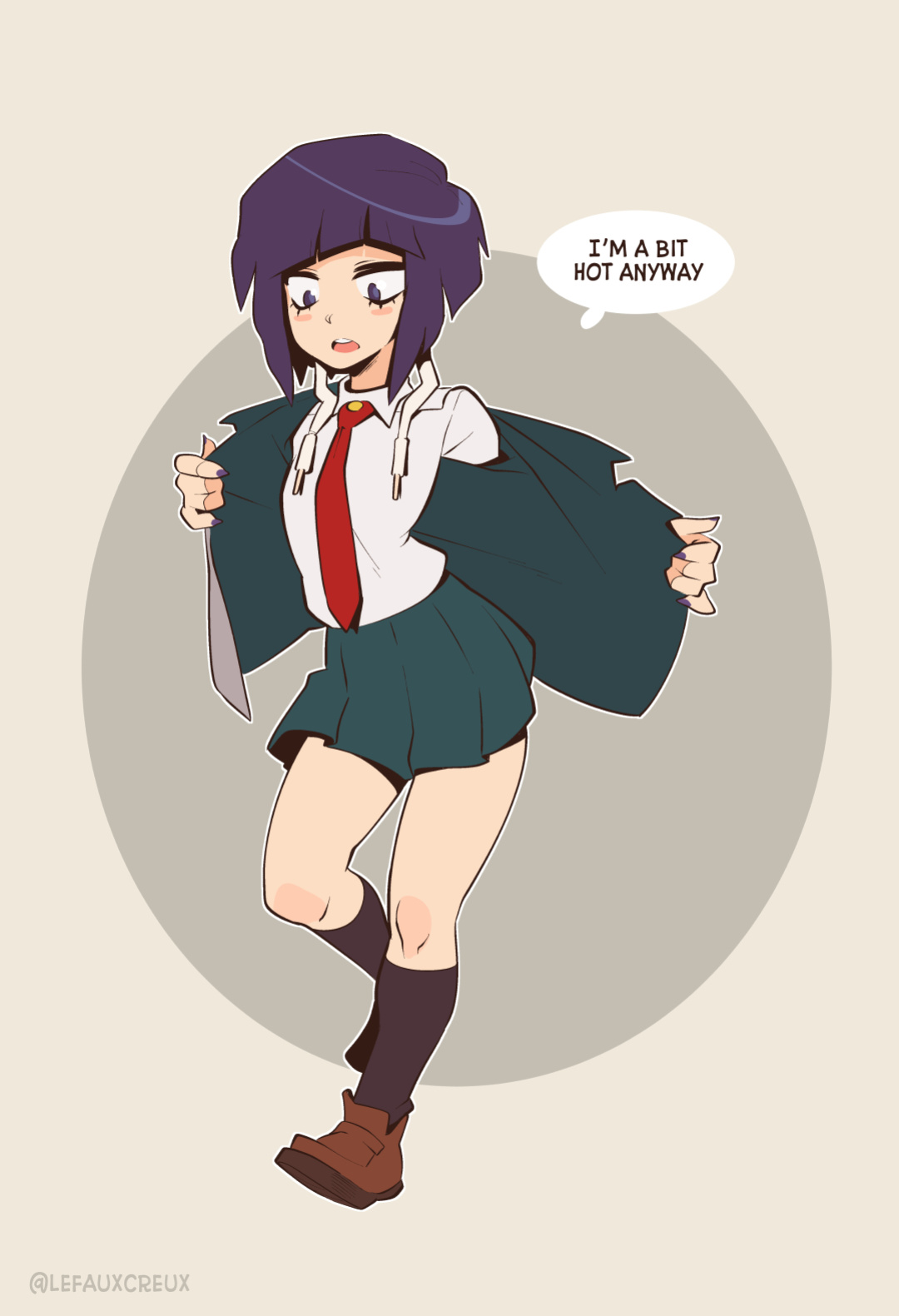[Creux] Kyoka Jiro Strip Game (My Hero Academia)