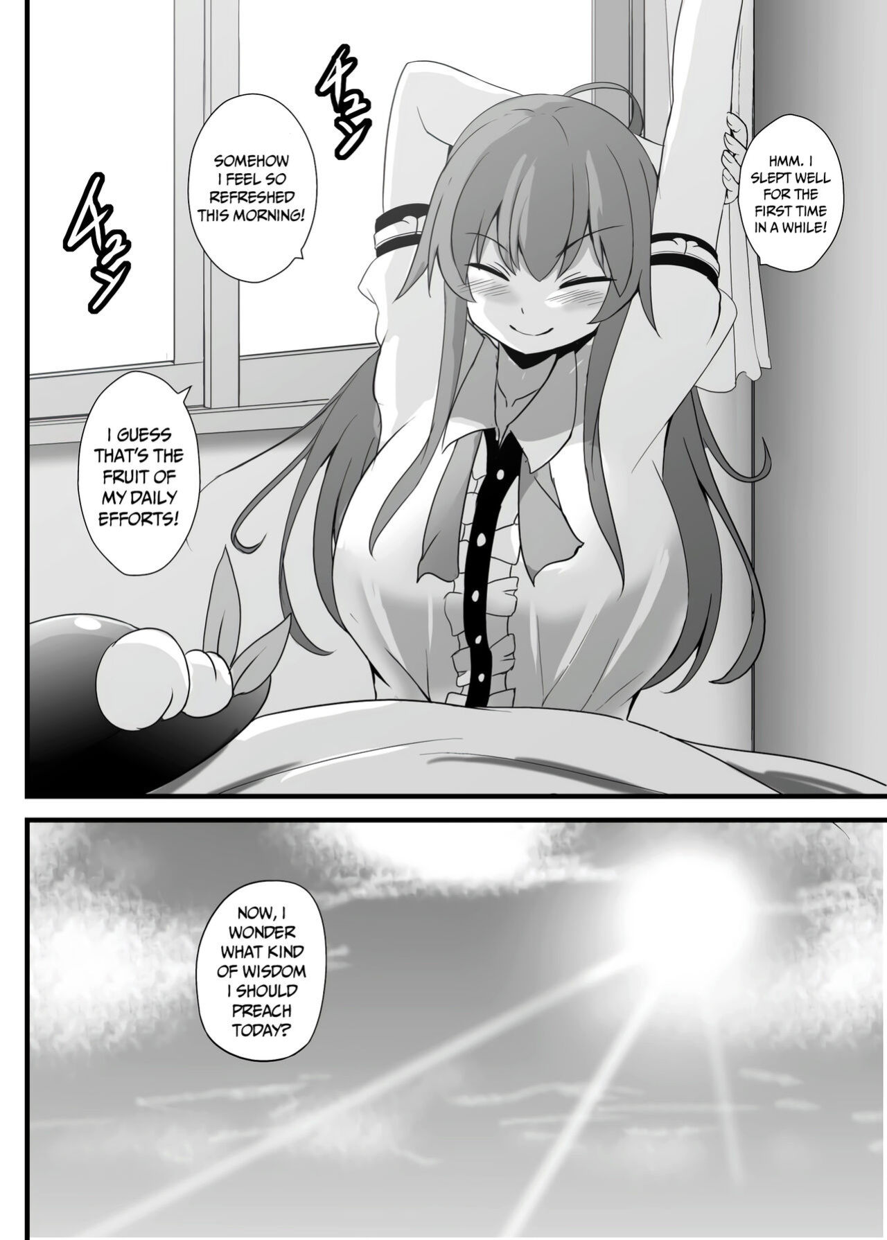 [Sukiyaki Club (Kouji)] Yume Jinkaku Haisetsu Tenshi-chan | Dream Personality Excretion of Tenshi-chan (Touhou Project) [PGTranslations]