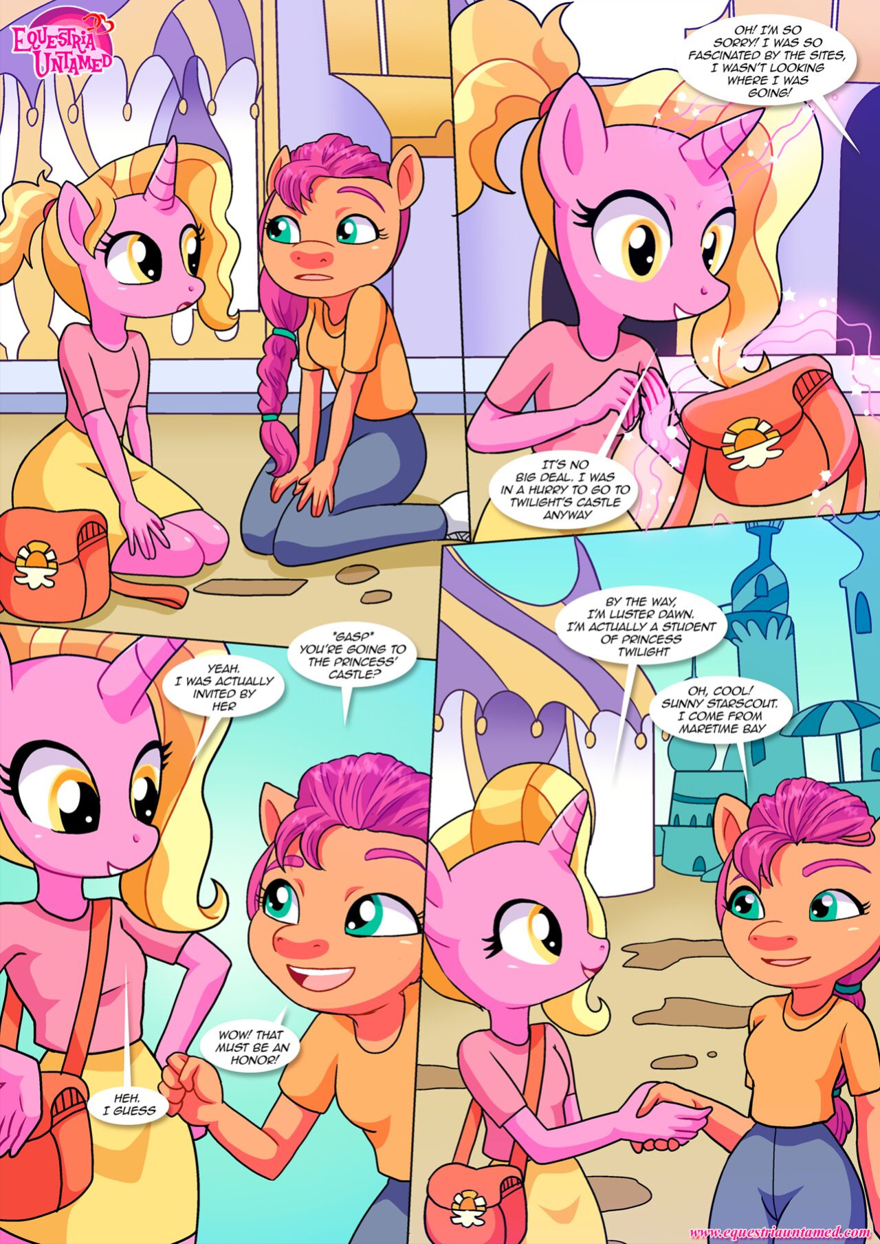 [Palcomix] Lesson For The Generations | (My Little Pony: A New Generation)