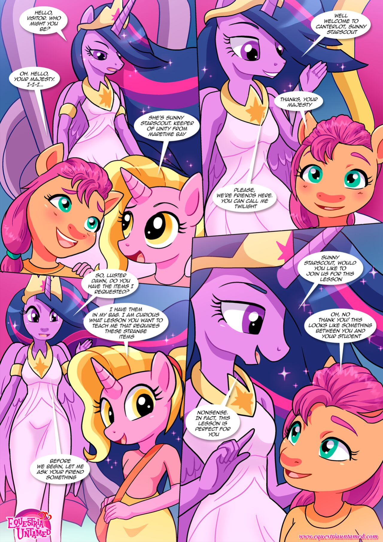 [Palcomix] Lesson For The Generations | (My Little Pony: A New Generation)