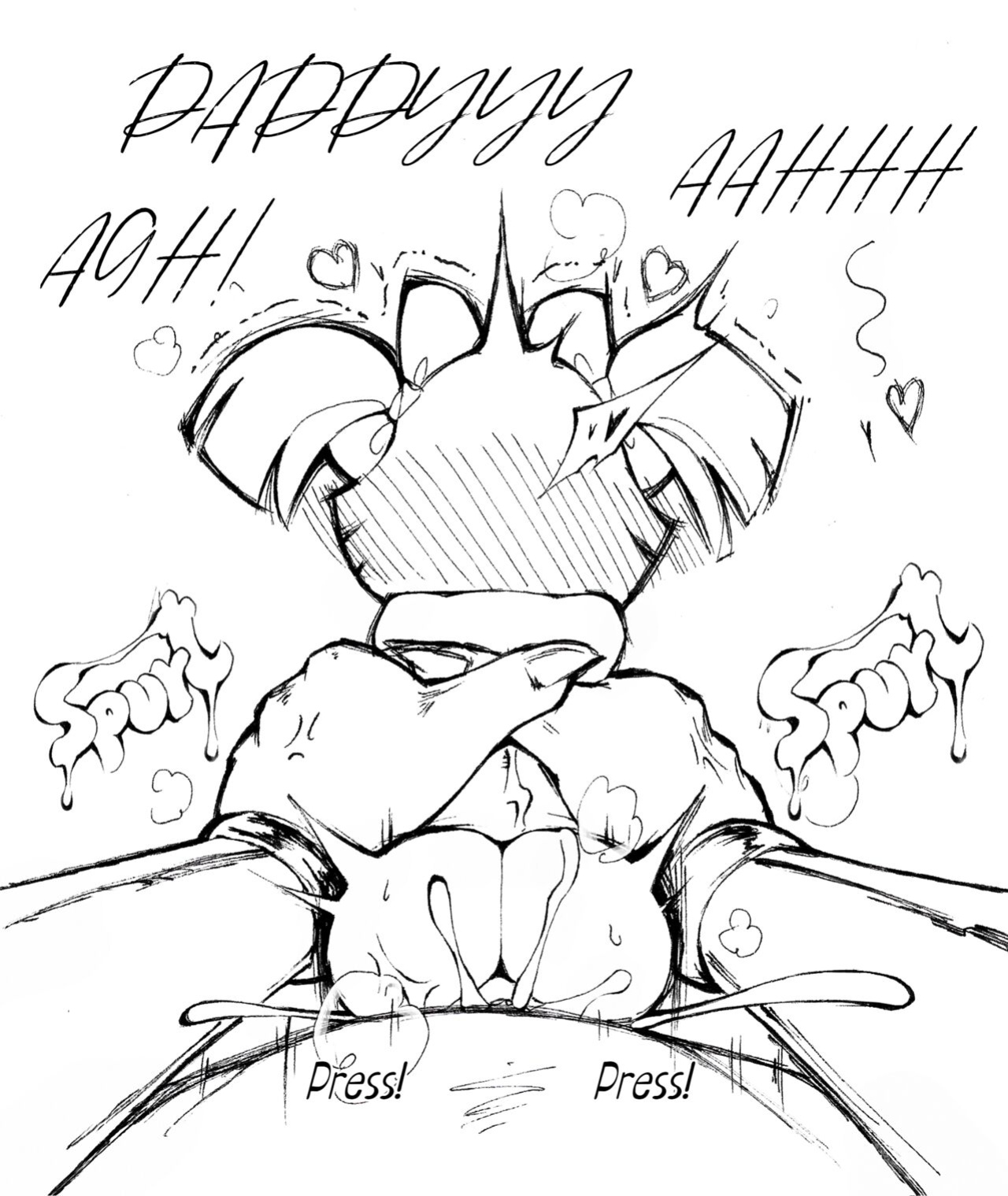 [Abe'sDrawings] Breeding Muffet (Undertale)