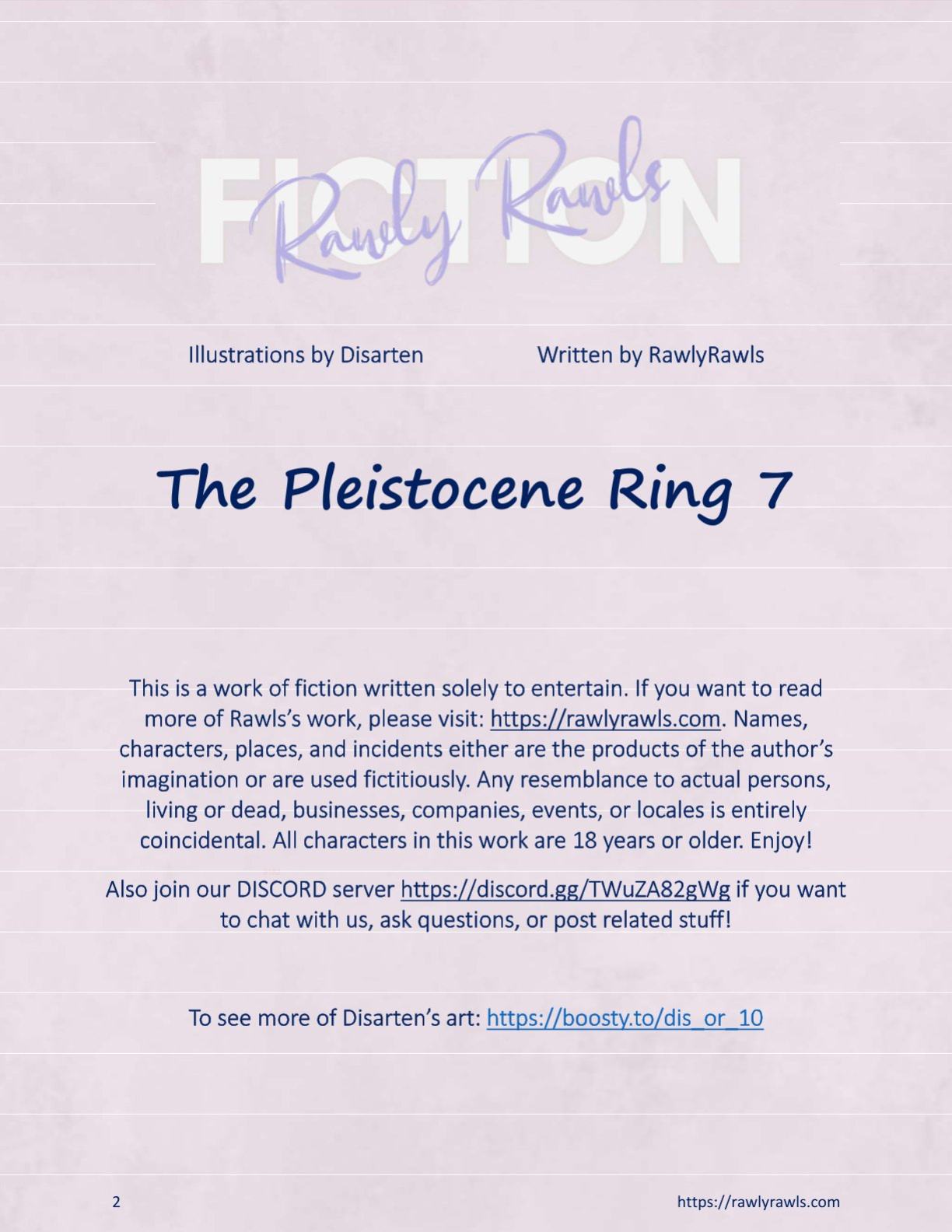 [Disarten and RawlyRawls] The Pleistocene Ring 7