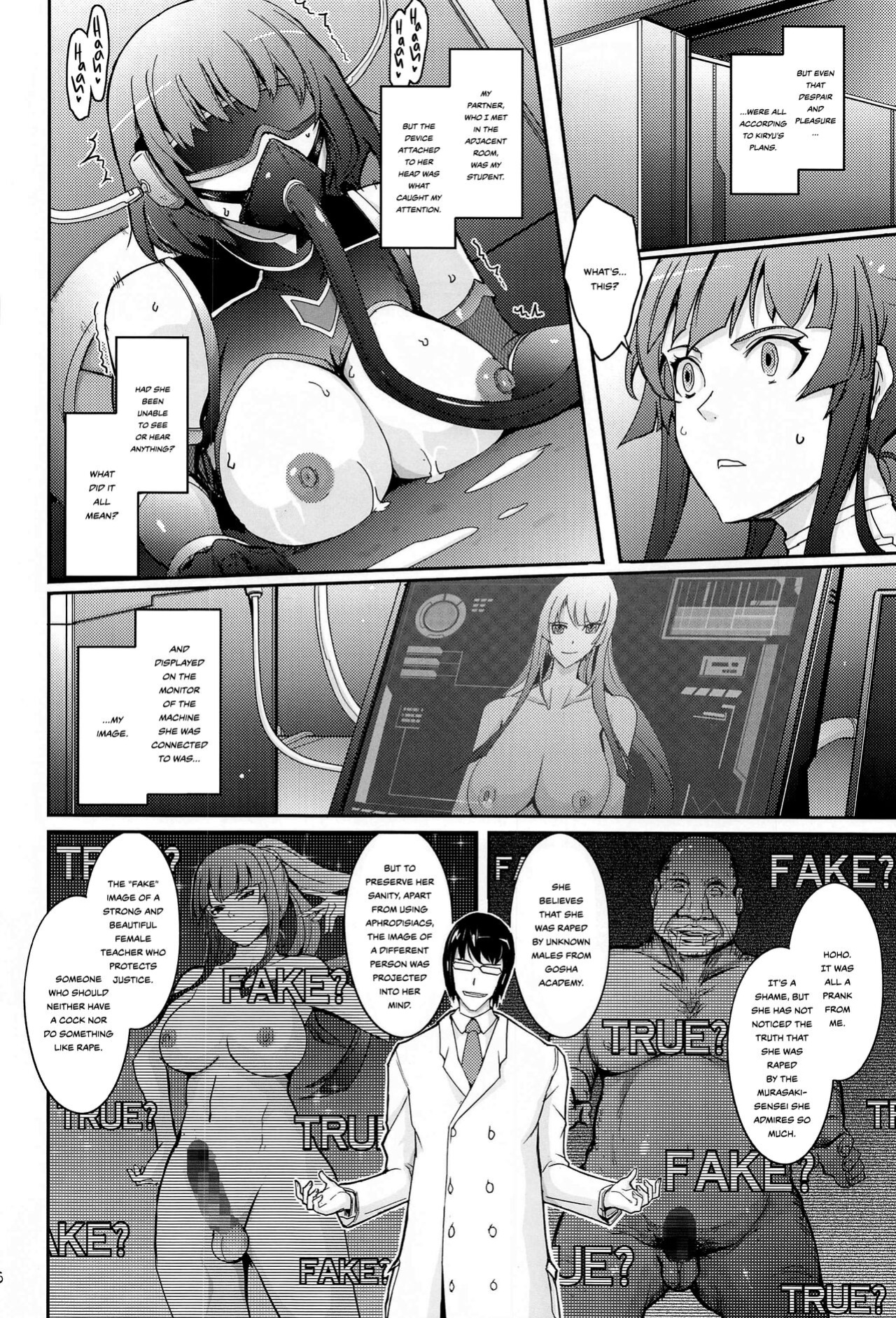 [Garyuh-Chitai (TANA)] Seiyoku Genkai Onnakyoushi Taimanin Yatsu Murasaki (Yoku to Yoku Taimanin Series Kaijou Genteibon Soushuuhen) (Taimanin Series) {Hennojin}