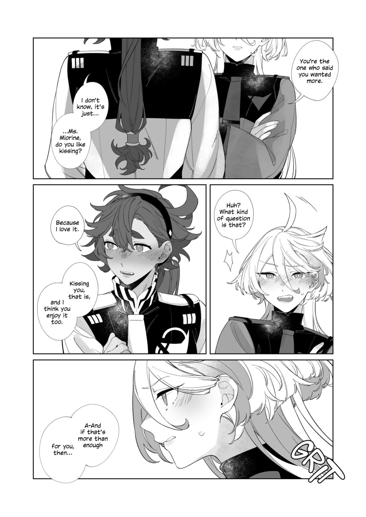[Chunyujingshitian (ZhuoTian)] Kiss no Ato Nani ga Shitai? | After Kissing, What Else Do You Want to Do? (Mobile Suit Gundam: The Witch from Mercury)