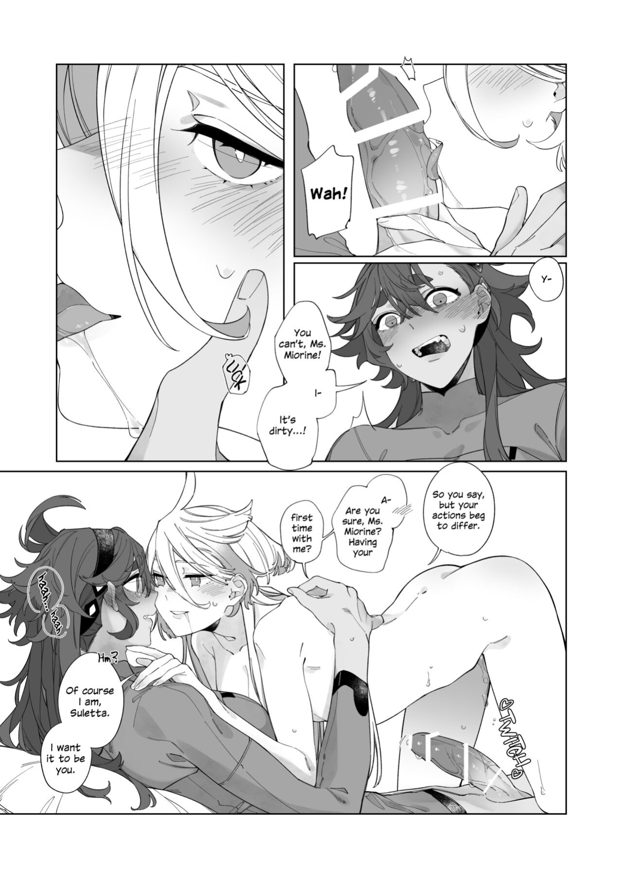 [Chunyujingshitian (ZhuoTian)] Kiss no Ato Nani ga Shitai? | After Kissing, What Else Do You Want to Do? (Mobile Suit Gundam: The Witch from Mercury)