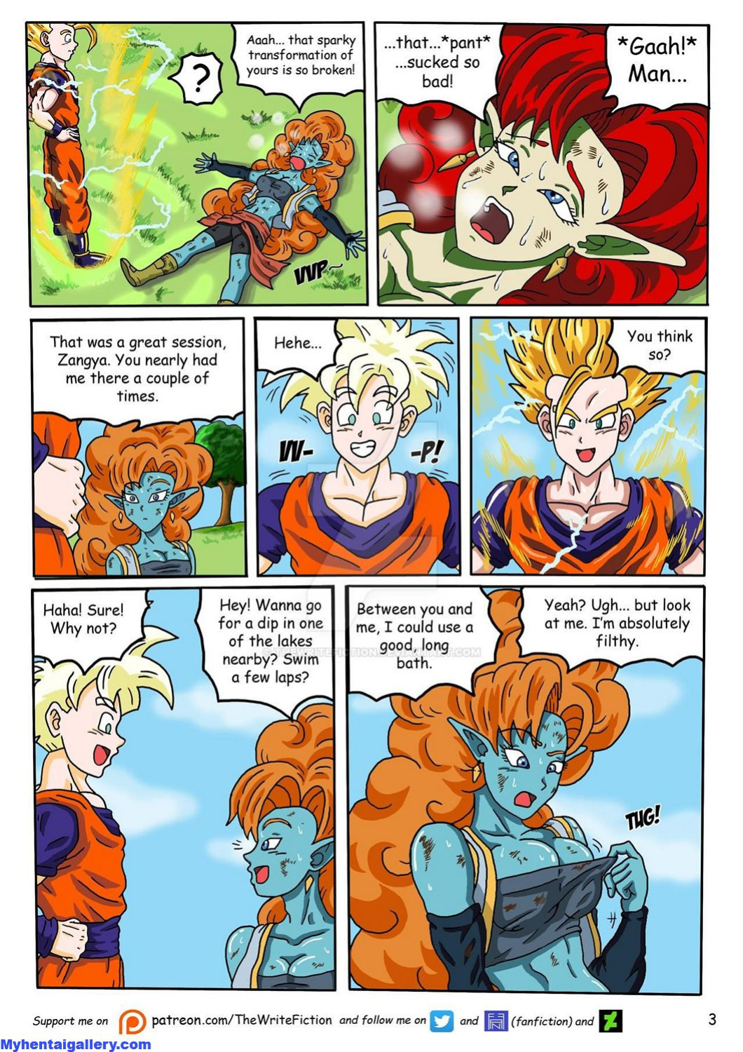 (thewritefiction)(Dragon Ball) Dragon Ball Z Golden Age: Fiery Lake