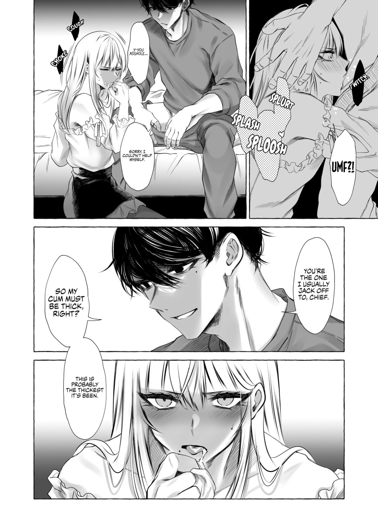 [Kaochuu Kingdom (Sisei)] Josou DeliHeal Yondara, Kaisha no Joushi ga Kita. | My Boss is a Cross-dressing Call Girl. [Danke fürs Lesen]