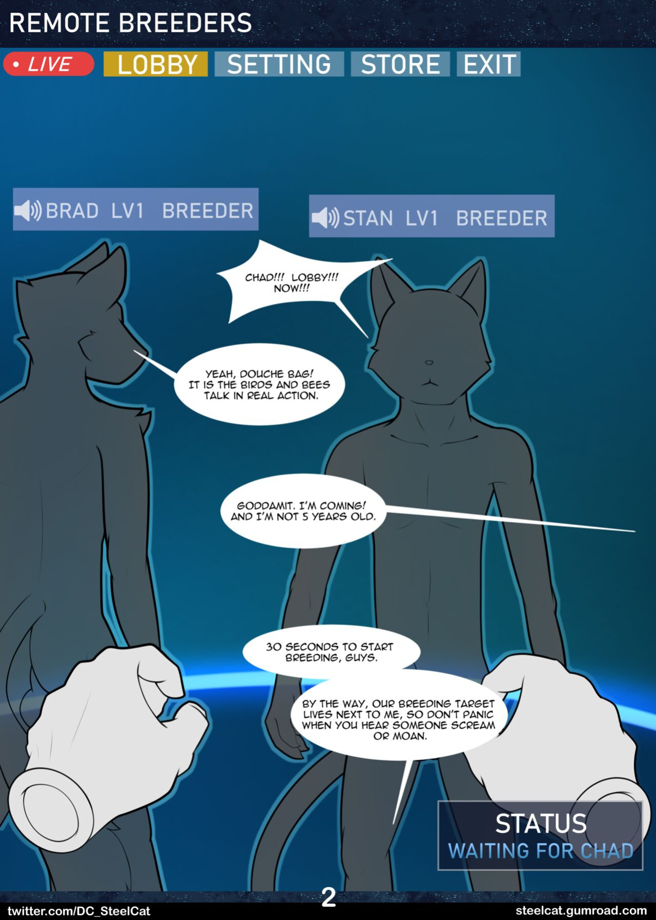 [Steel Cat] Breeding Time 2 - Remote access