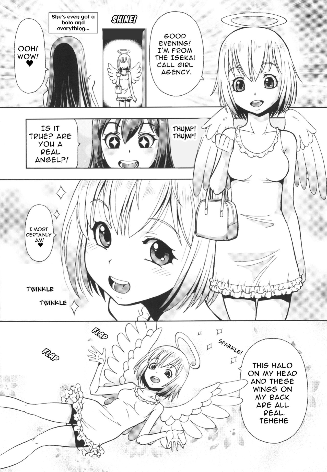 [Toraya (ITOYOKO)] Isekai Fuuzoku Gaiden Futanari Tenshi-san [RWfuta]